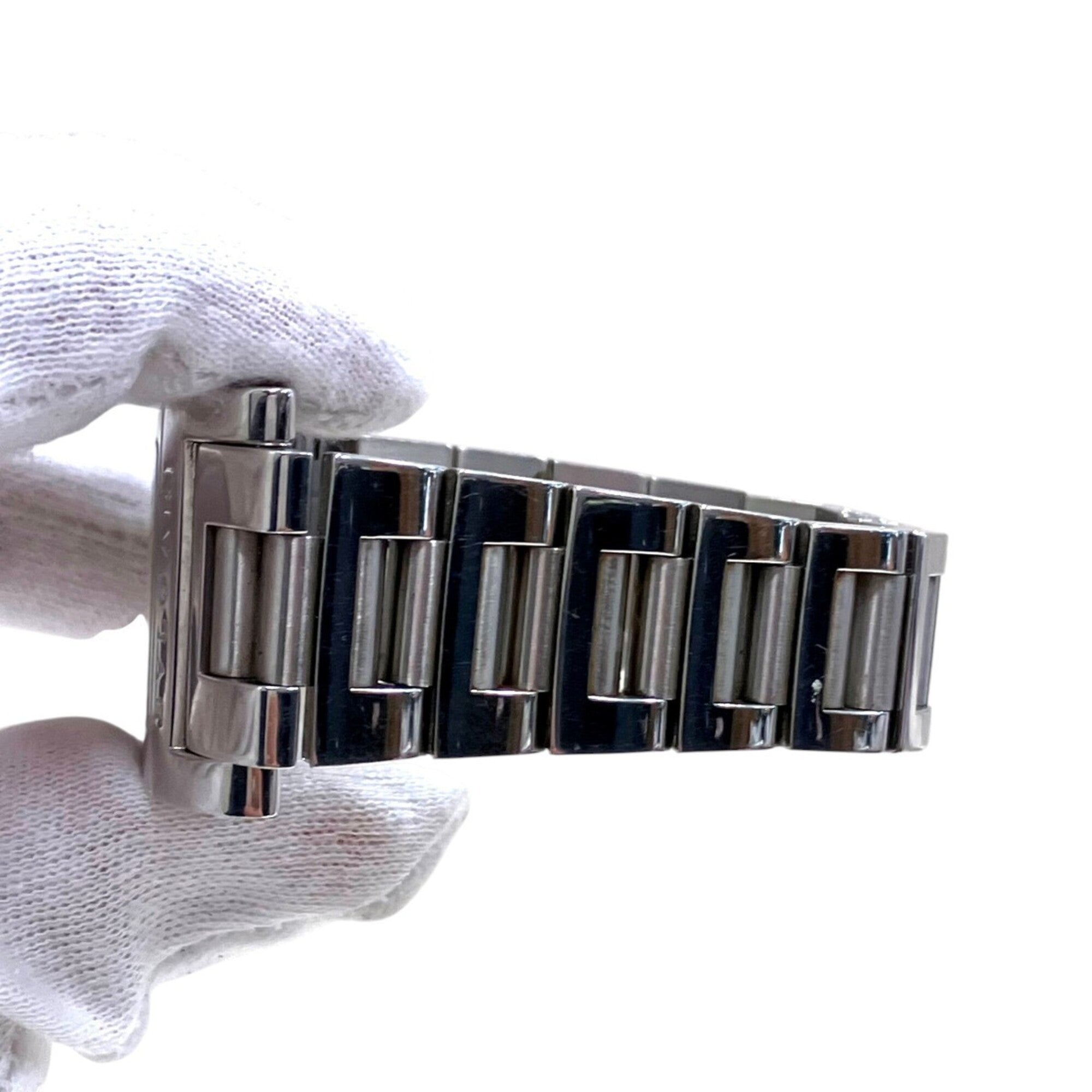 Bulgari BVLGARI Rettangolo watch, total weight 121g, stainless steel, quartz movement, silver dial, RTC49S — Good
