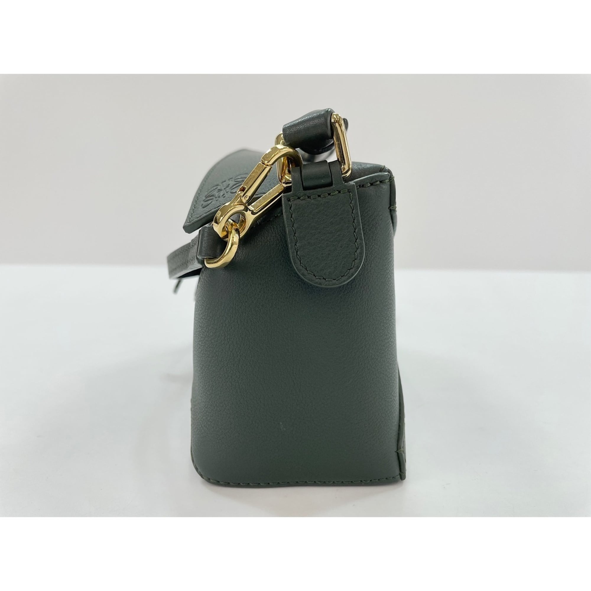 LOEWE Mini Puzzle Bag Shoulder Green — Like New