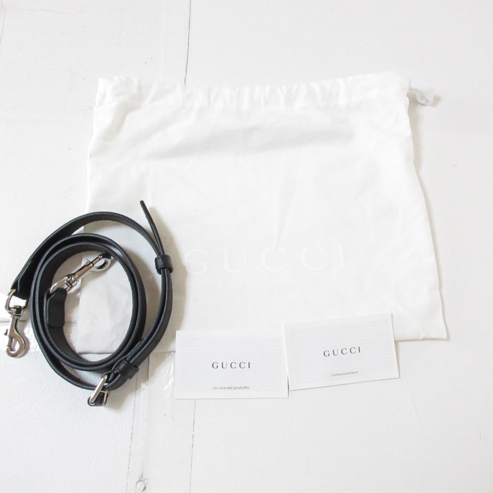 GUCCI Jumbo GG Mini Bag Shoulder 795240 Black Women's — Like New