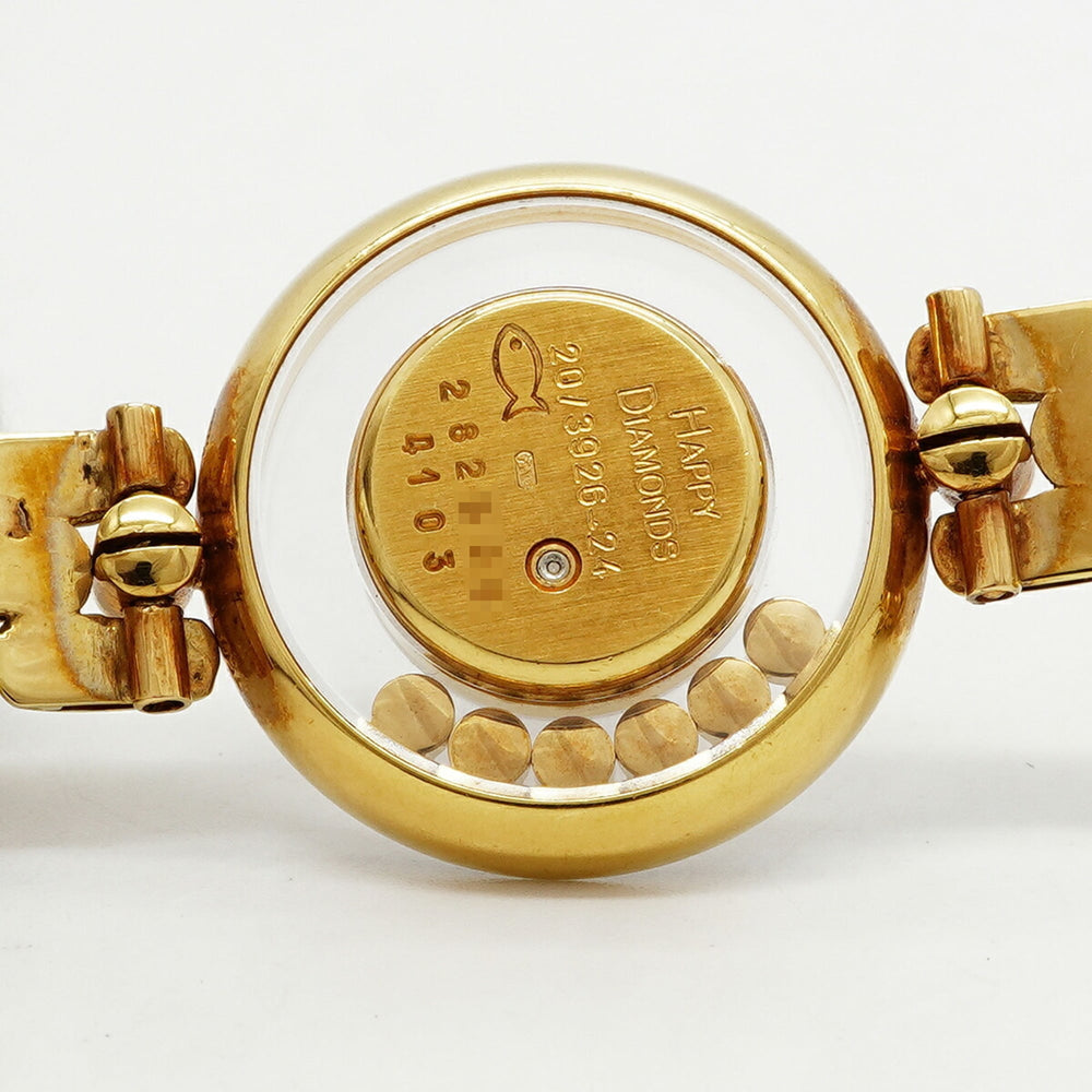 Chopard Happy Diamonds YG 20 3926-24 Gold Dial Women's Watch — Good