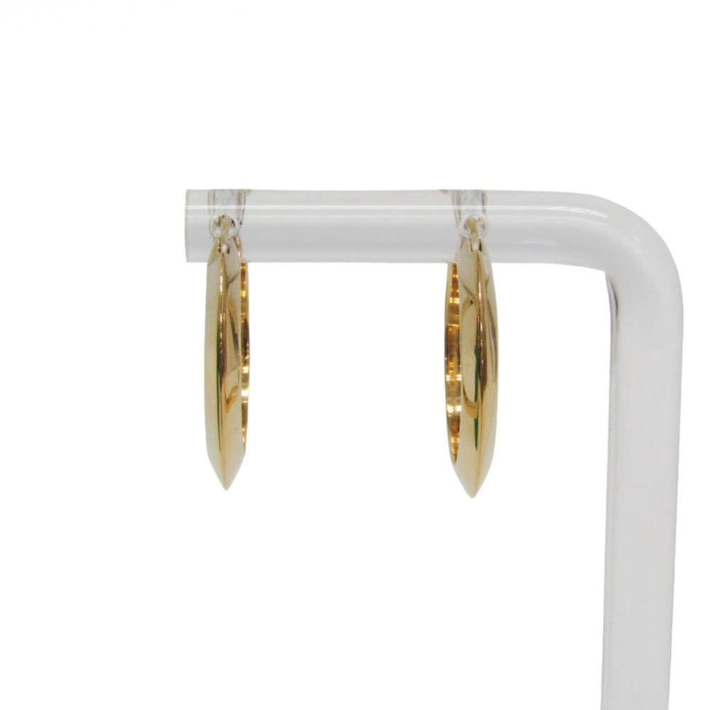 Bottega Veneta Essential Silver Hoop Earrings Gold — Like New