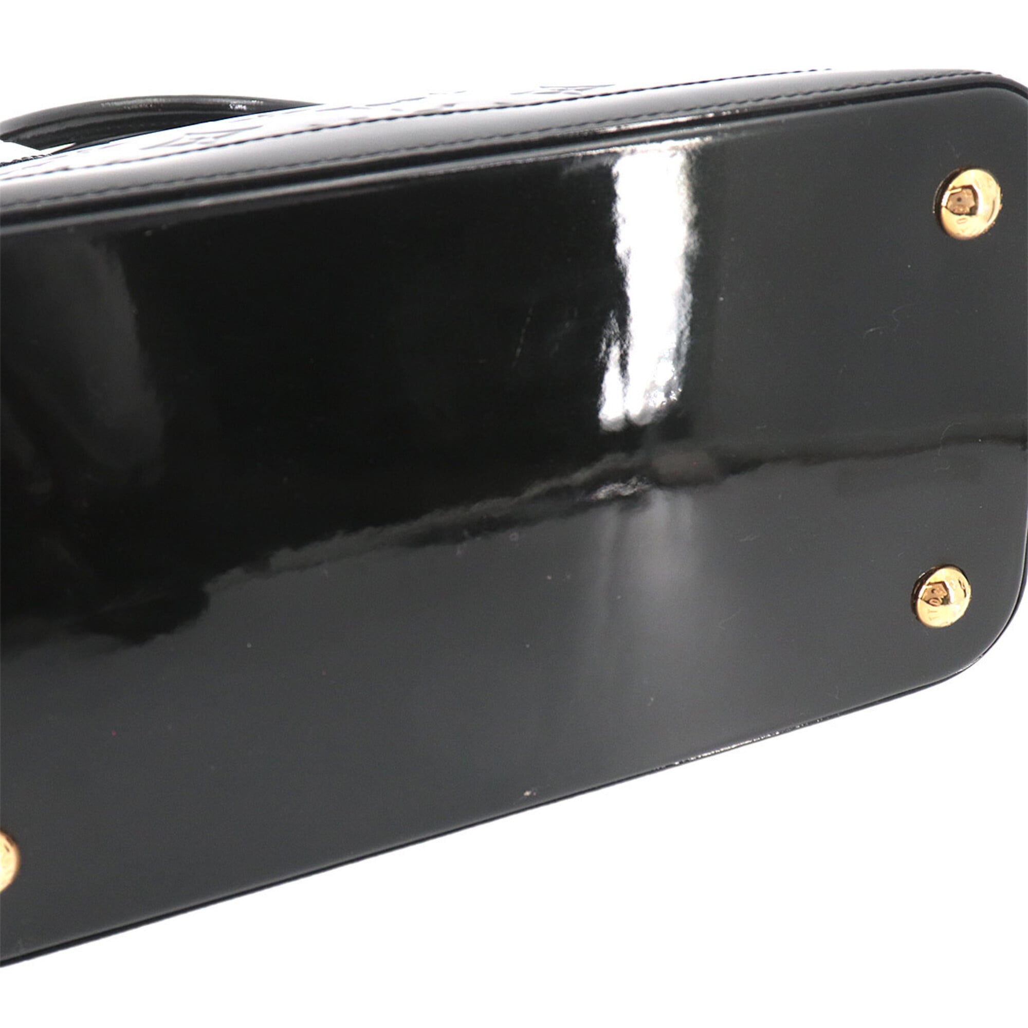 Louis Vuitton Lockit PM Monogram Vernis Handbag, Leather, Noir (M90247), Gold Hardware — Like New