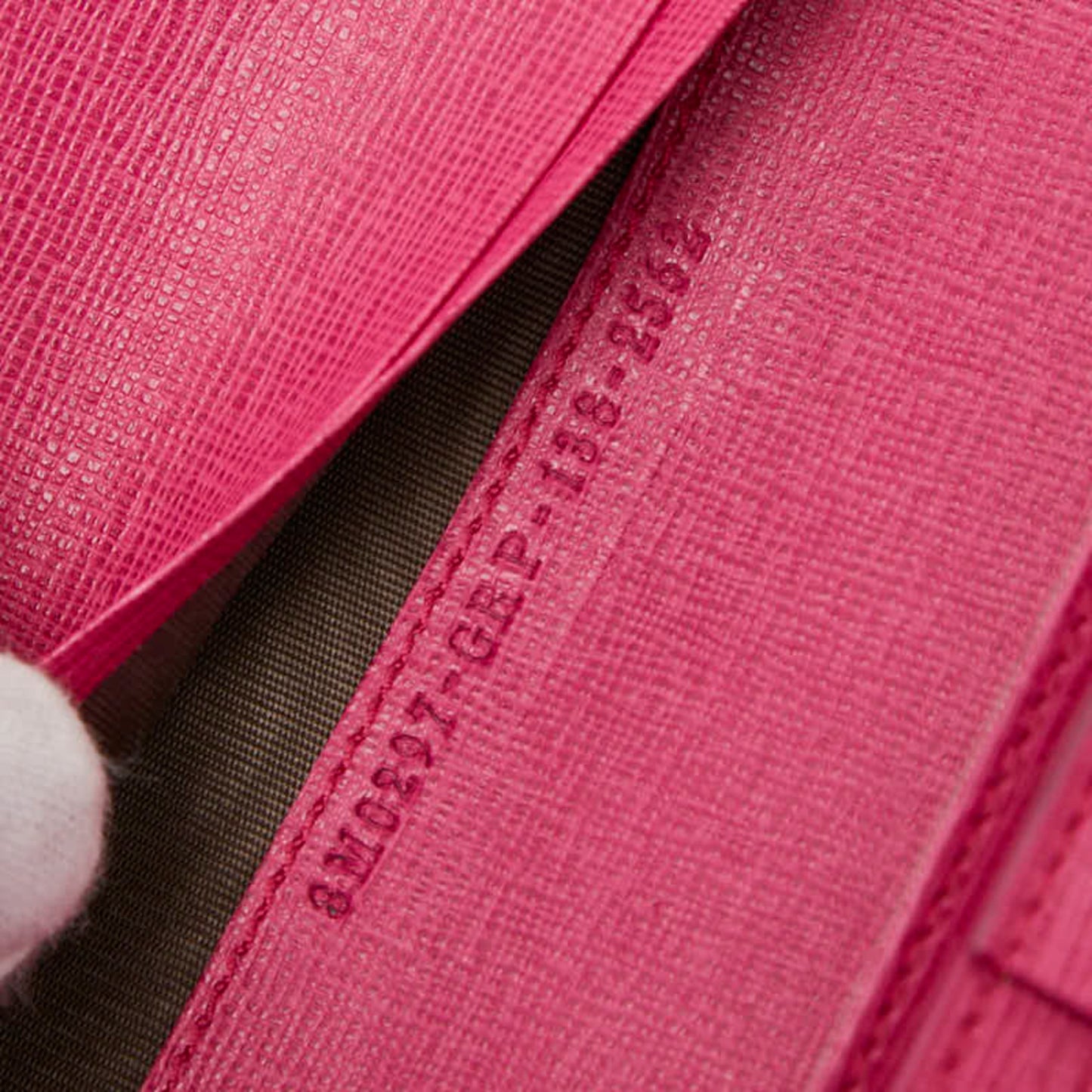 Fendi Zucca Long Wallet 8M0297 Brown Pink Women's FENDI