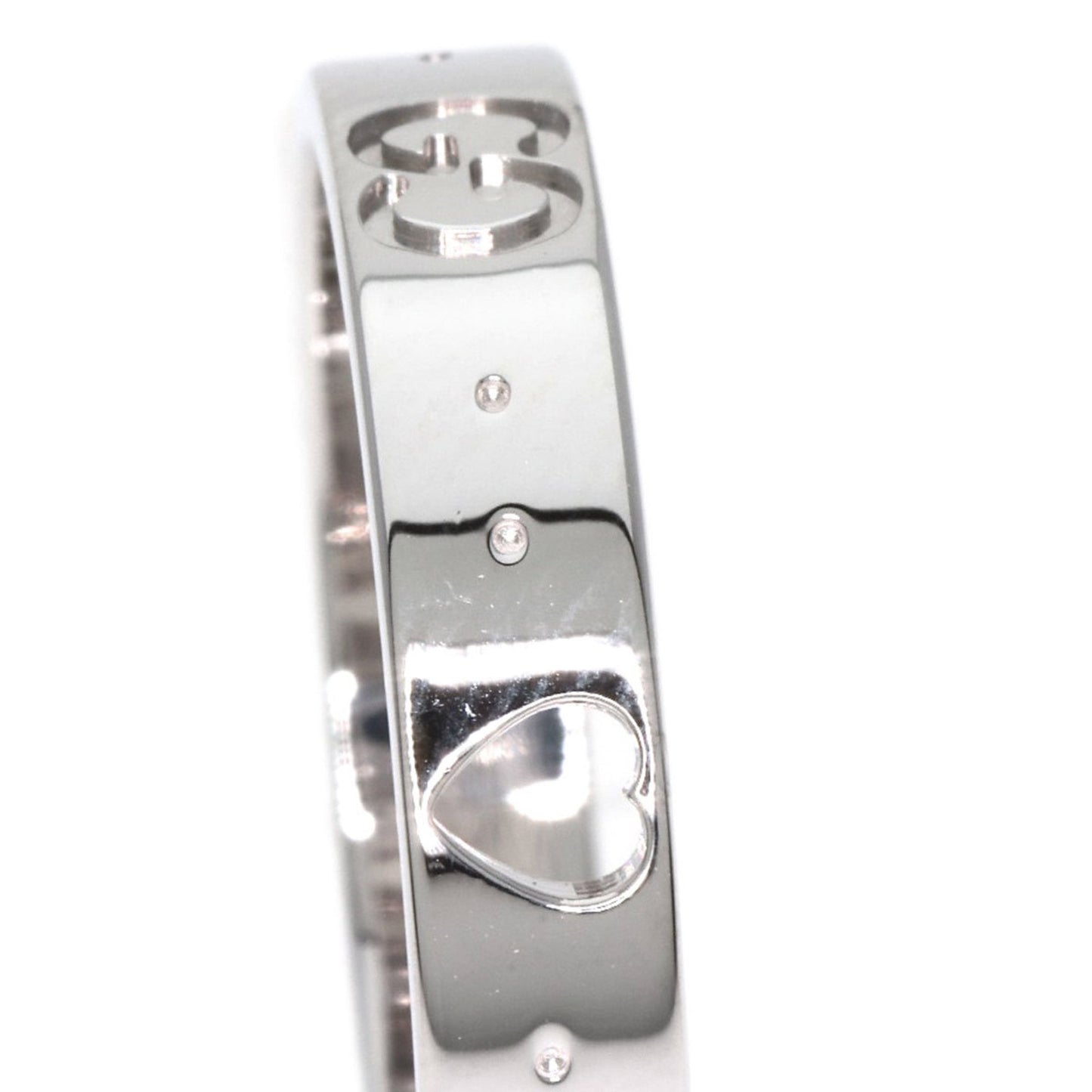 Gucci Icon Amor #17 Ring, 18K White Gold, Women's, GUCCI