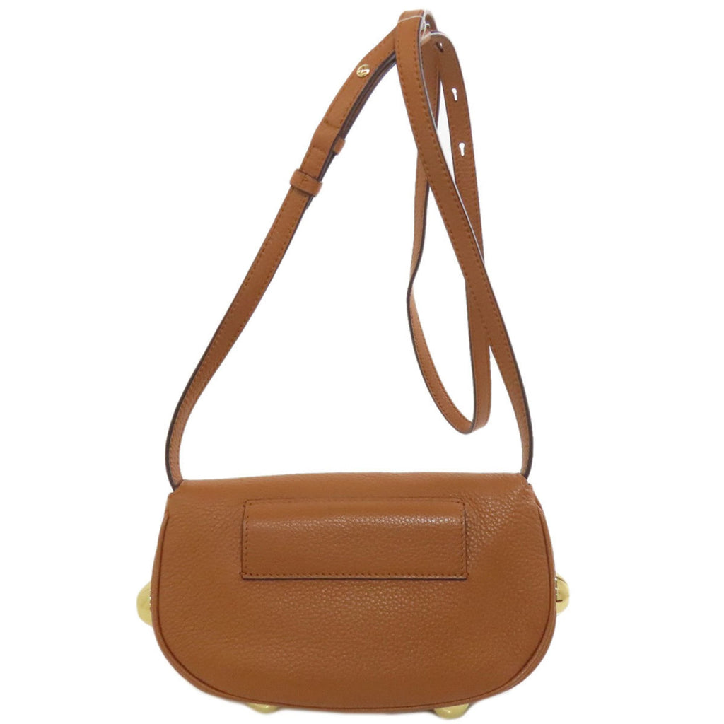 Salvatore Ferragamo Gancini hardware engraved leather shoulder bag for women