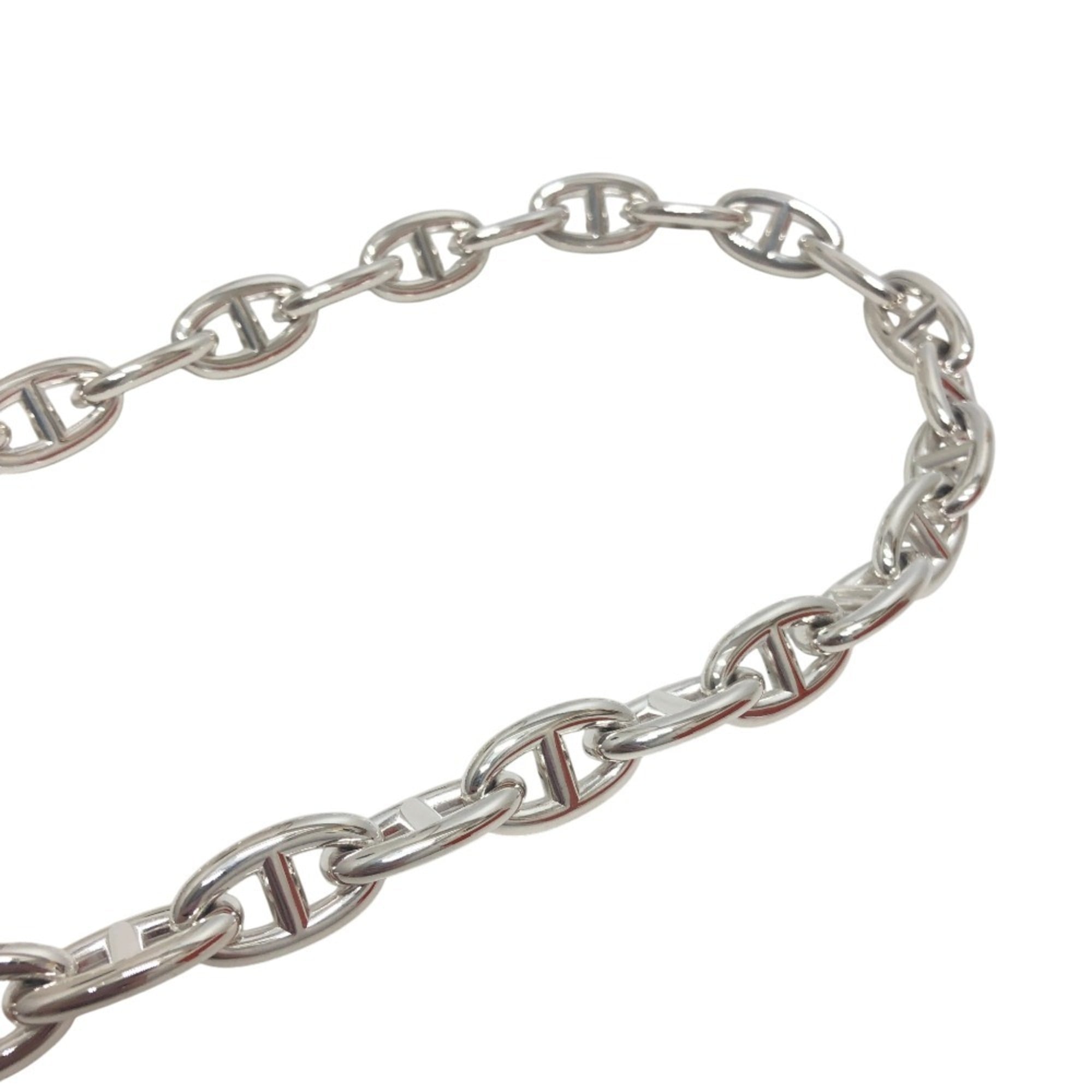 HERMES Chaine d'Ancre GM 31-link accessory jewelry necklace SV925 men's women's silver — New