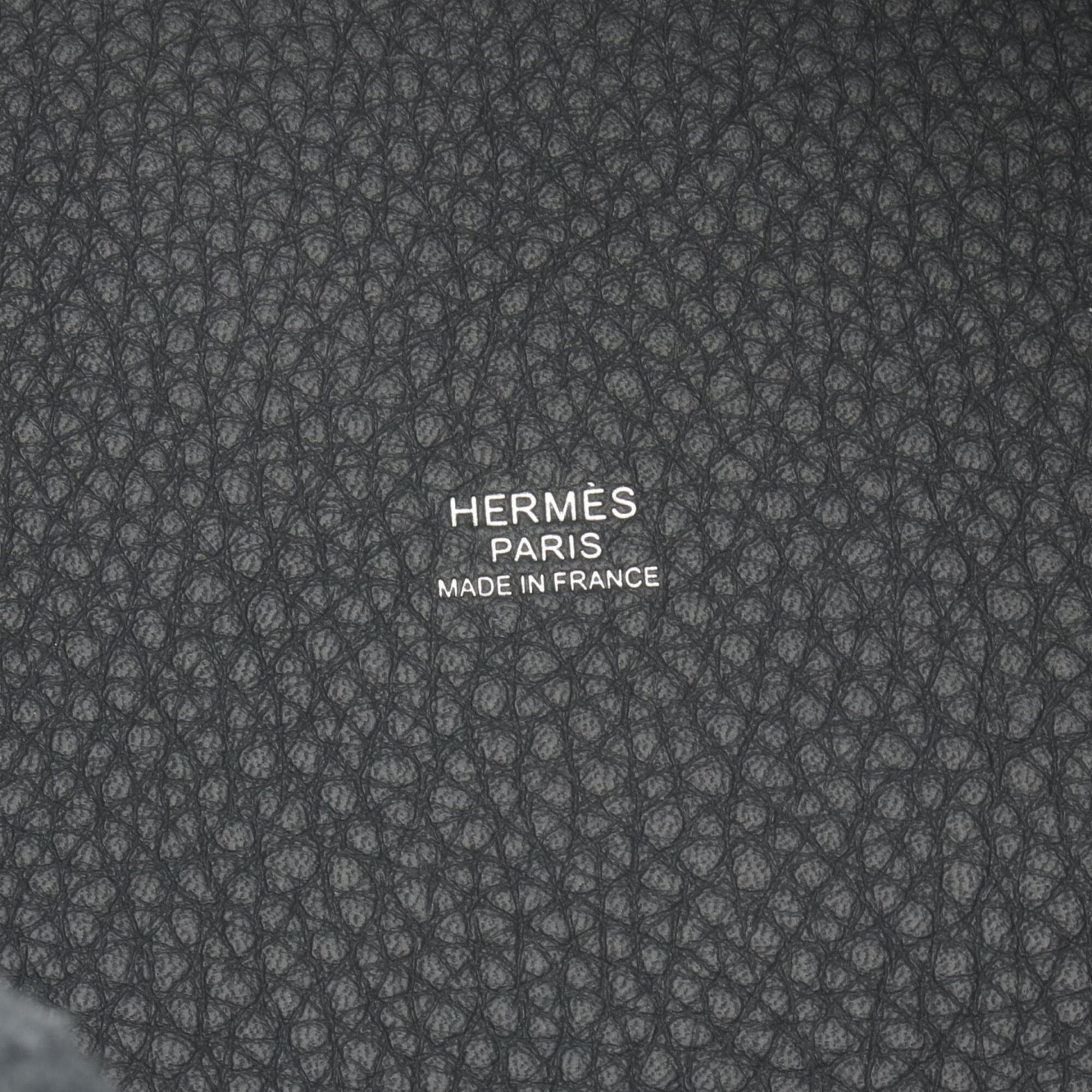 Hermes Picotin Lock PM Gris Misty Handbag, Leather, Taurillon Clemence Women's, Gray — New - Store Return