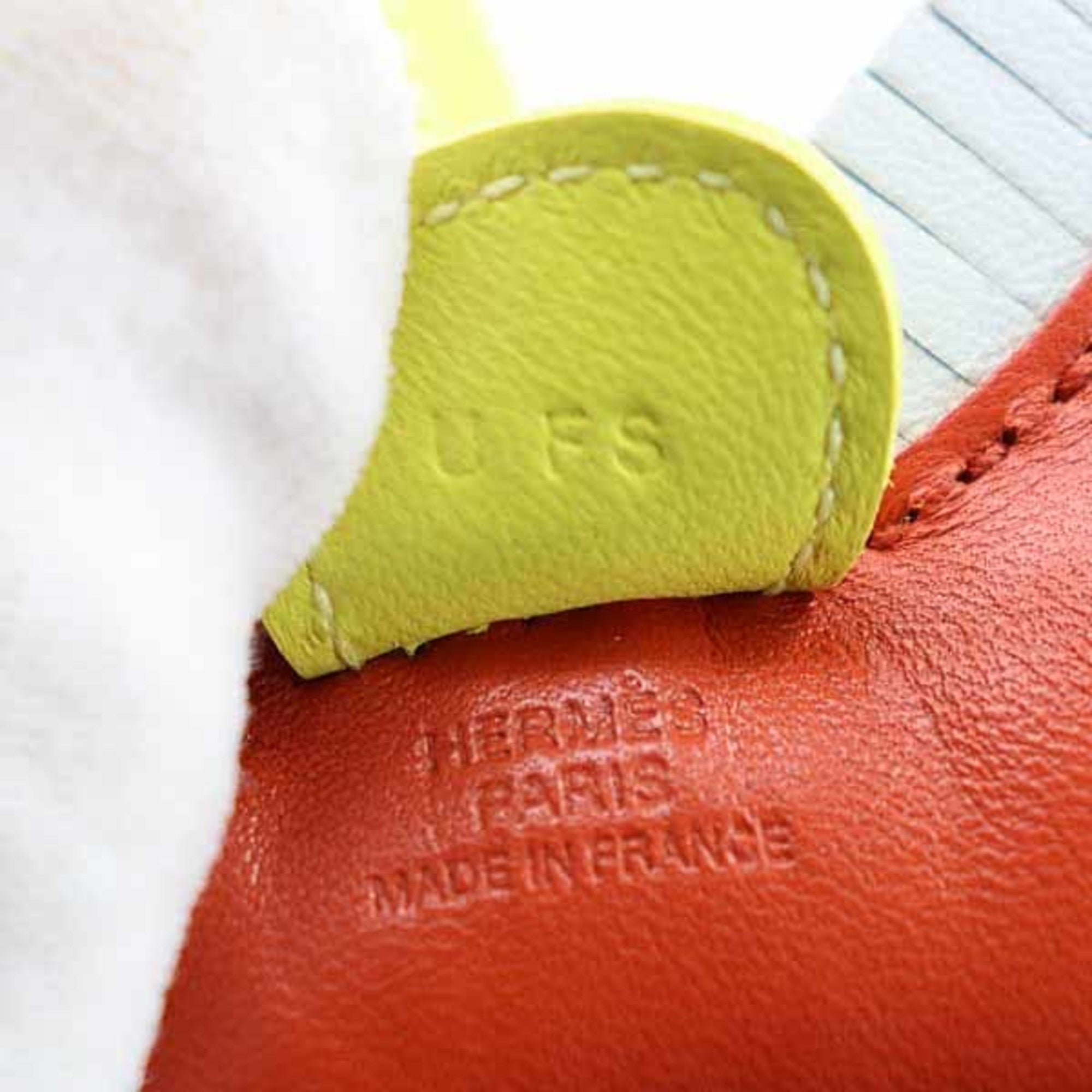 Hermes Rodeo Charm PM Anjou Milo Carnelian Lime Bleu Brume U Stamp Bag — Like New