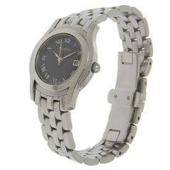 Gucci GUCCI Watch 5500L Stainless Steel Quartz Analog Display Black Dial Women's — Good