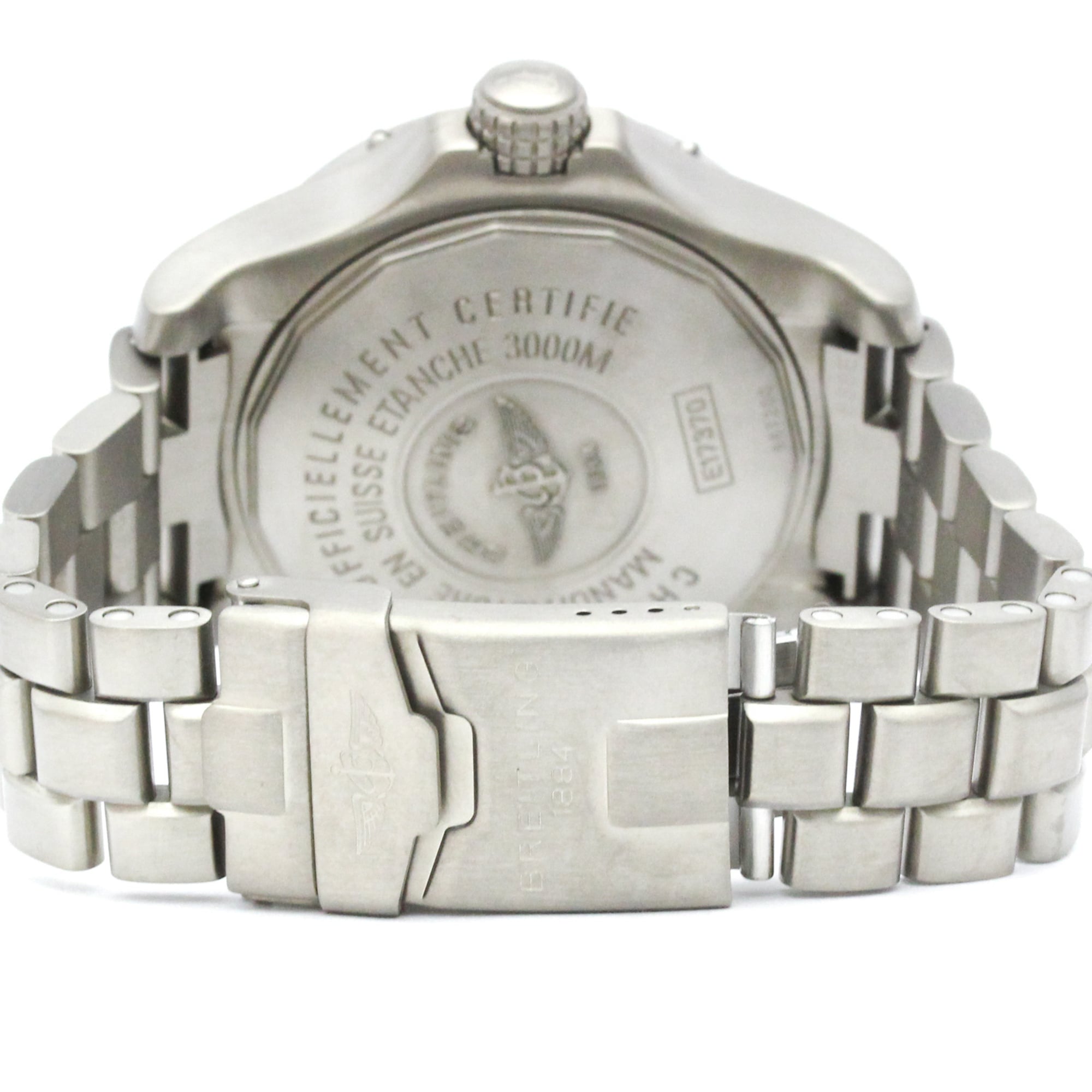 BREITLING Avenger Seawolf Titanium Automatic Mens Watch E17370 Polished — Very Good