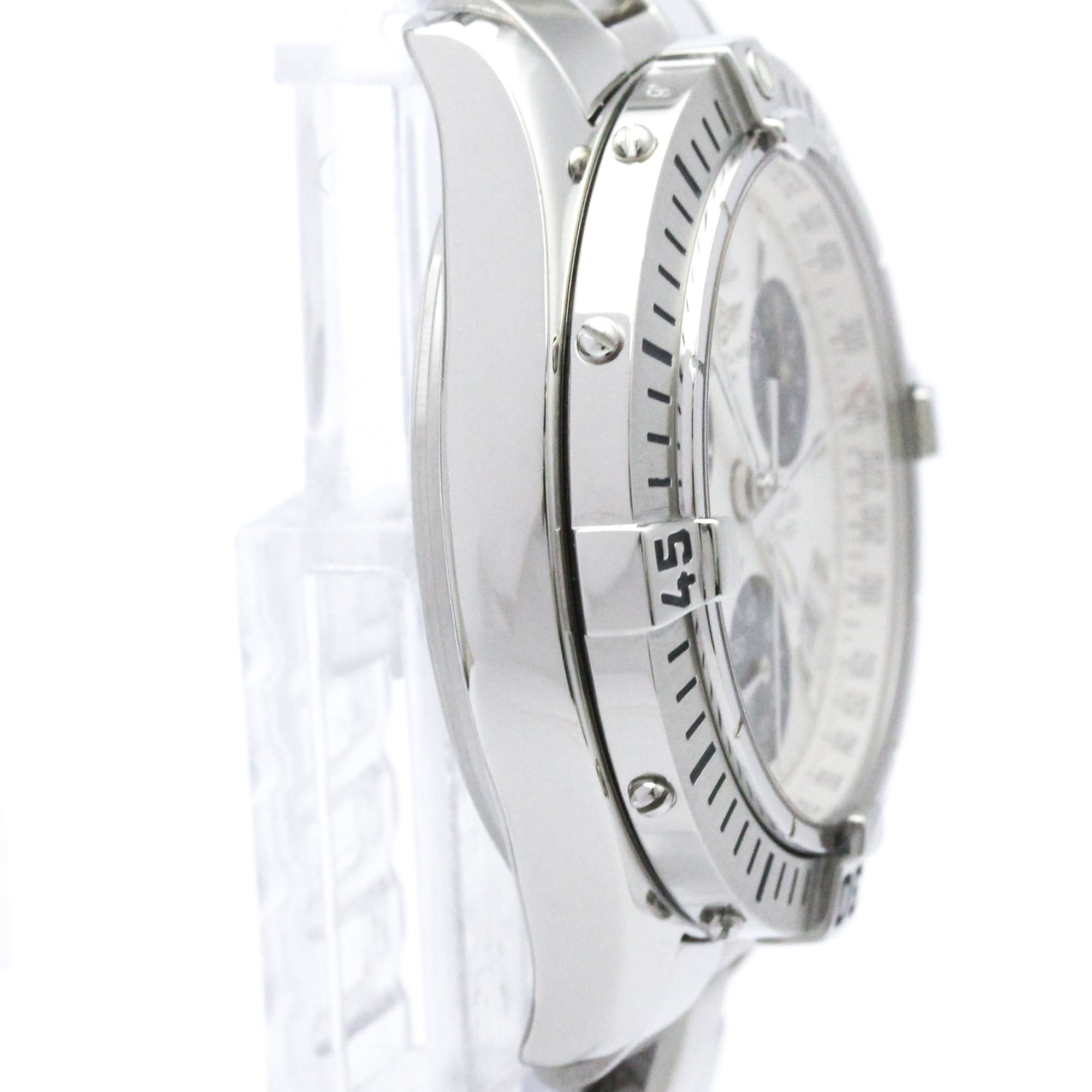 BREITLING Colt Chrono Ocean Steel Quartz Mens Watch A53350 Polished — Very Good