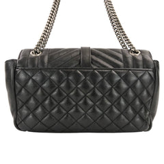 Yves Saint Laurent SAINT LAURENT PARIS Classic Small Satchel Leather Shoulder Bag 428125 Black Women's — Like New