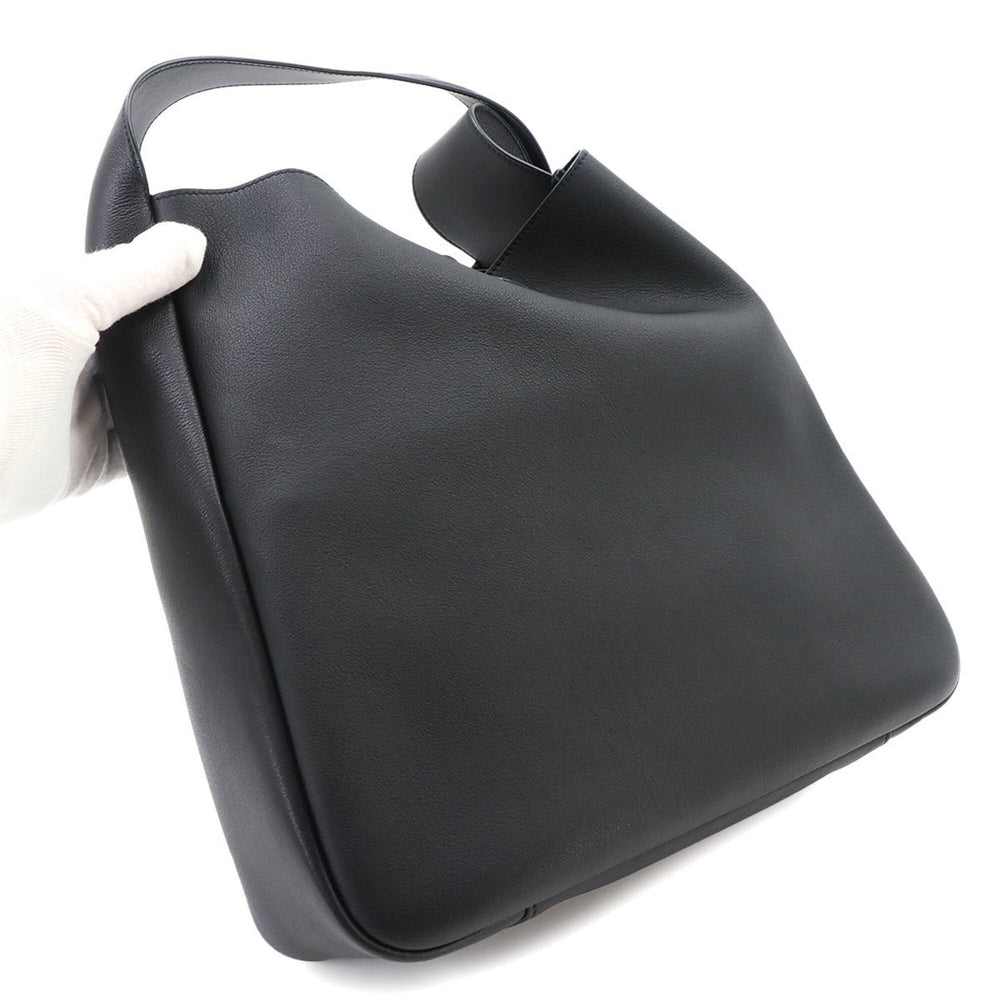 Saint Laurent LE 5 A 7 Soft Large Shoulder Handbag Leather Black 753837 Bag — New - Store Return