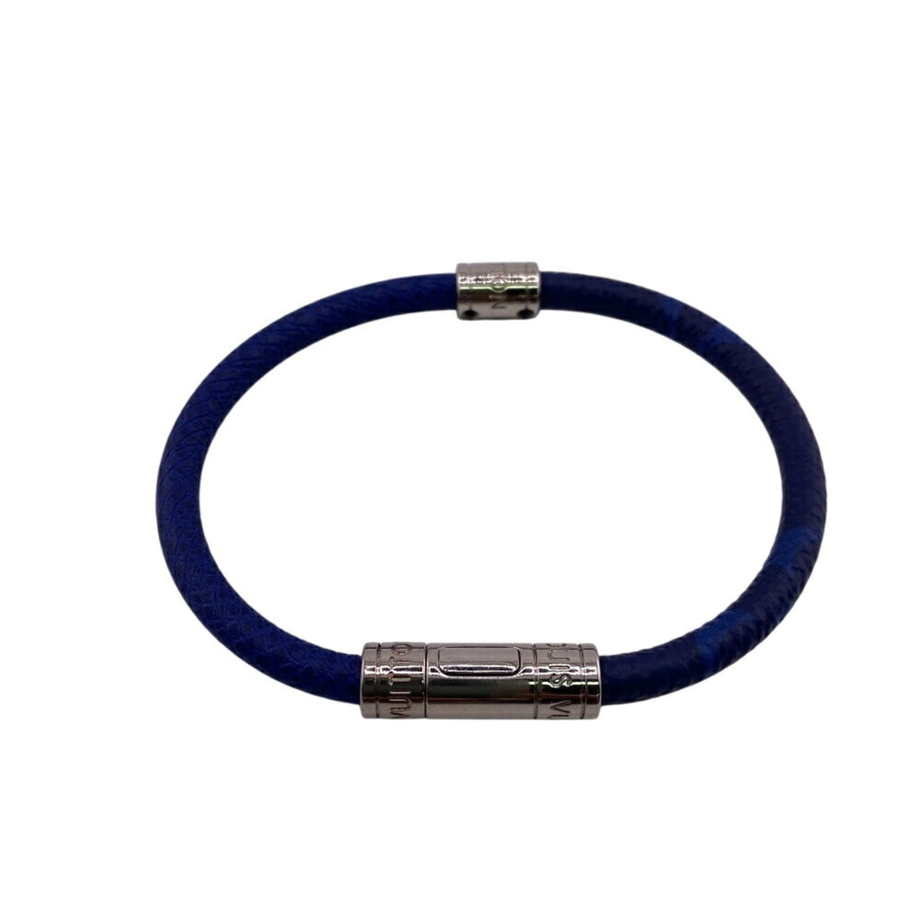 LOUIS VUITTON M6568D Neo Split Bracelet, Blue, Men's