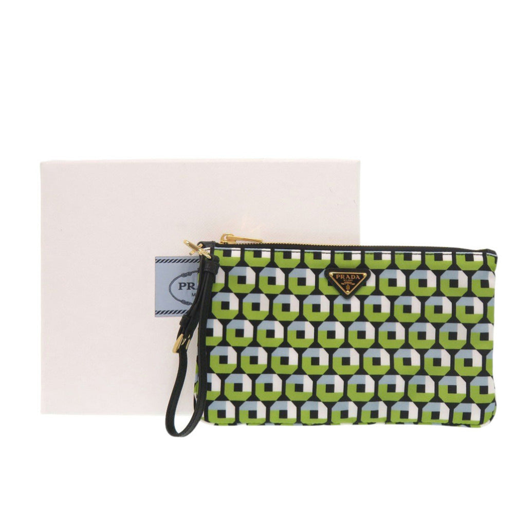 Like New Prada Nylon Green Handbag Pouch 1289PRADA — Like New