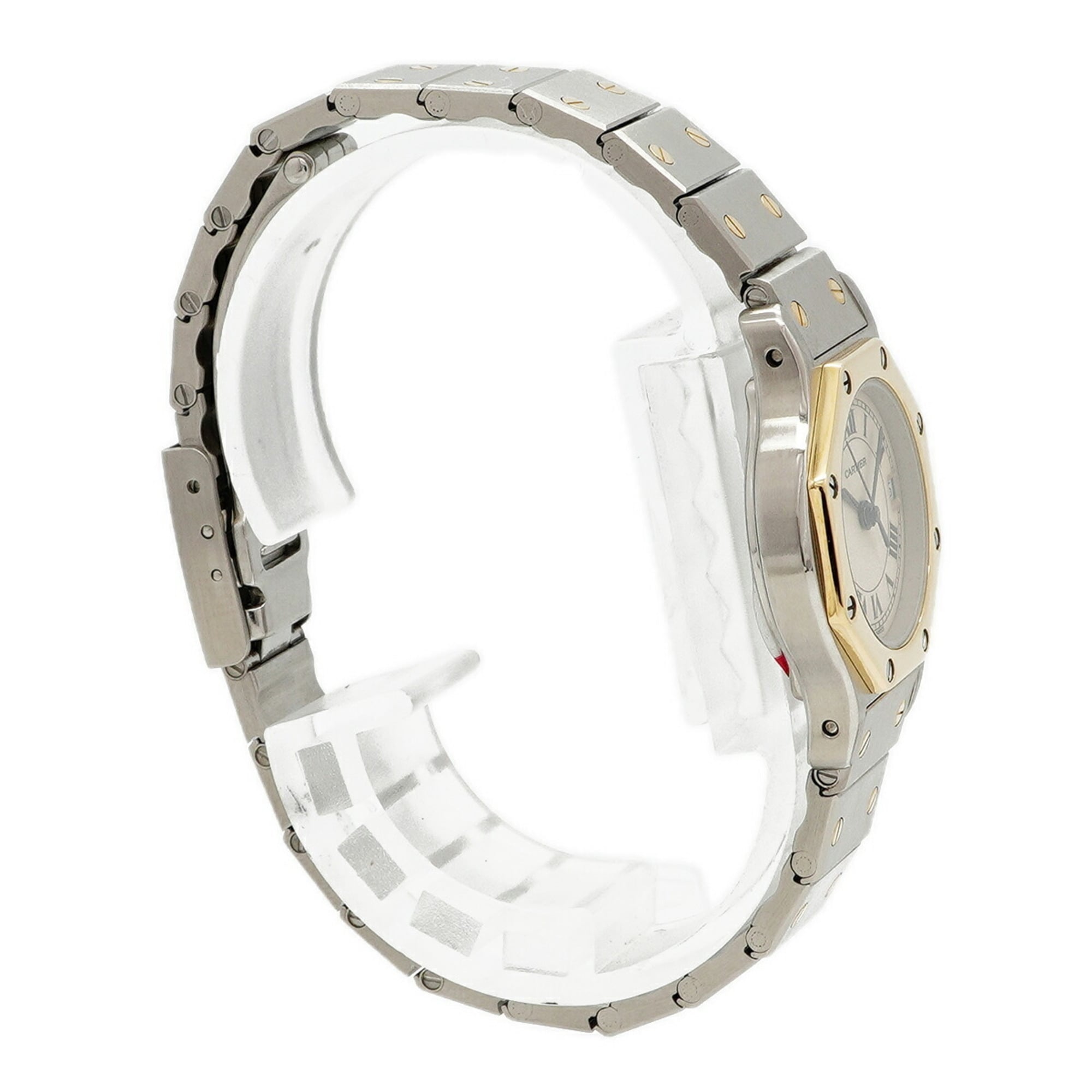 Cartier Santos Octagon SM W2001683 Beige Dial Women's Watch — Very Good
