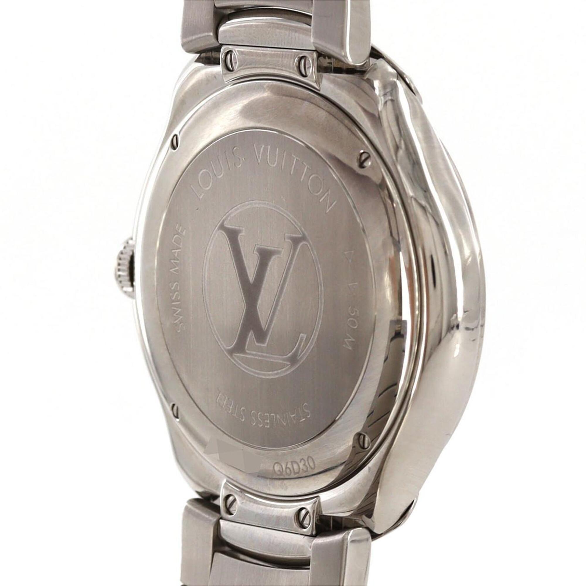 Louis Vuitton LV Fifty-Five GMT Q6D30 SS Automatic Watch — Good