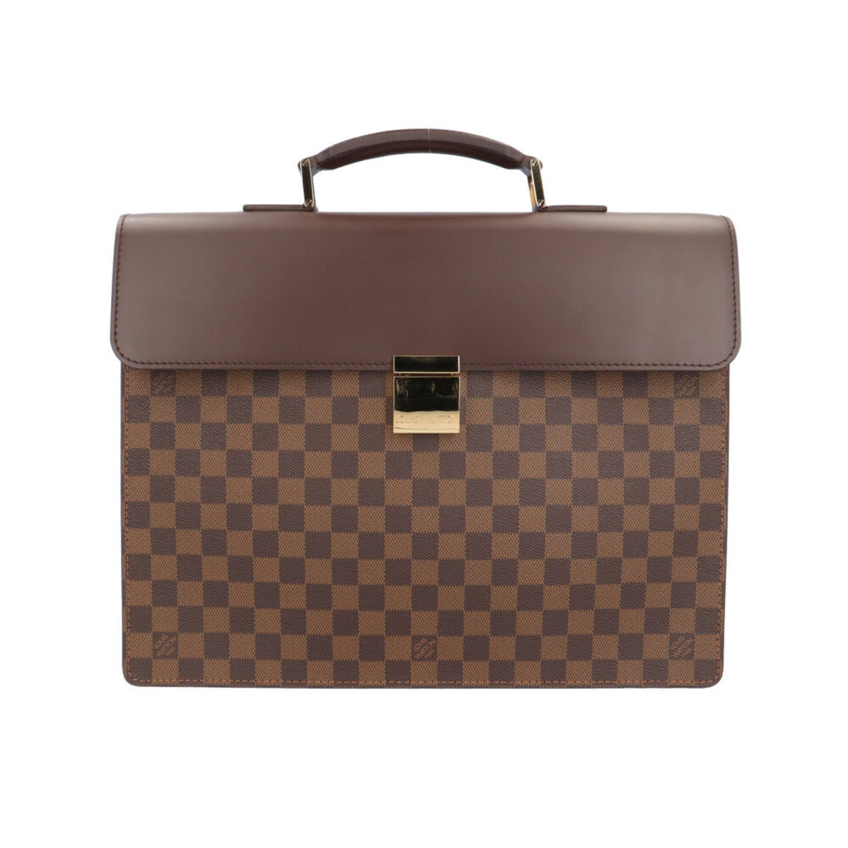 Louis Vuitton Altona PM Damier Business Bag, Canvas N53315 Brown, Men's LOUIS VUITTON — Like New