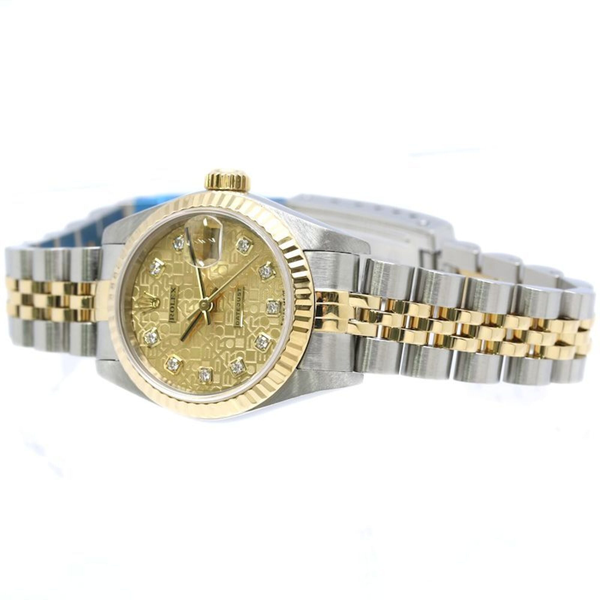ROLEX Datejust 10P Diamond 79173G Women's Watch SSx18K Yellow Gold 40464 — Good