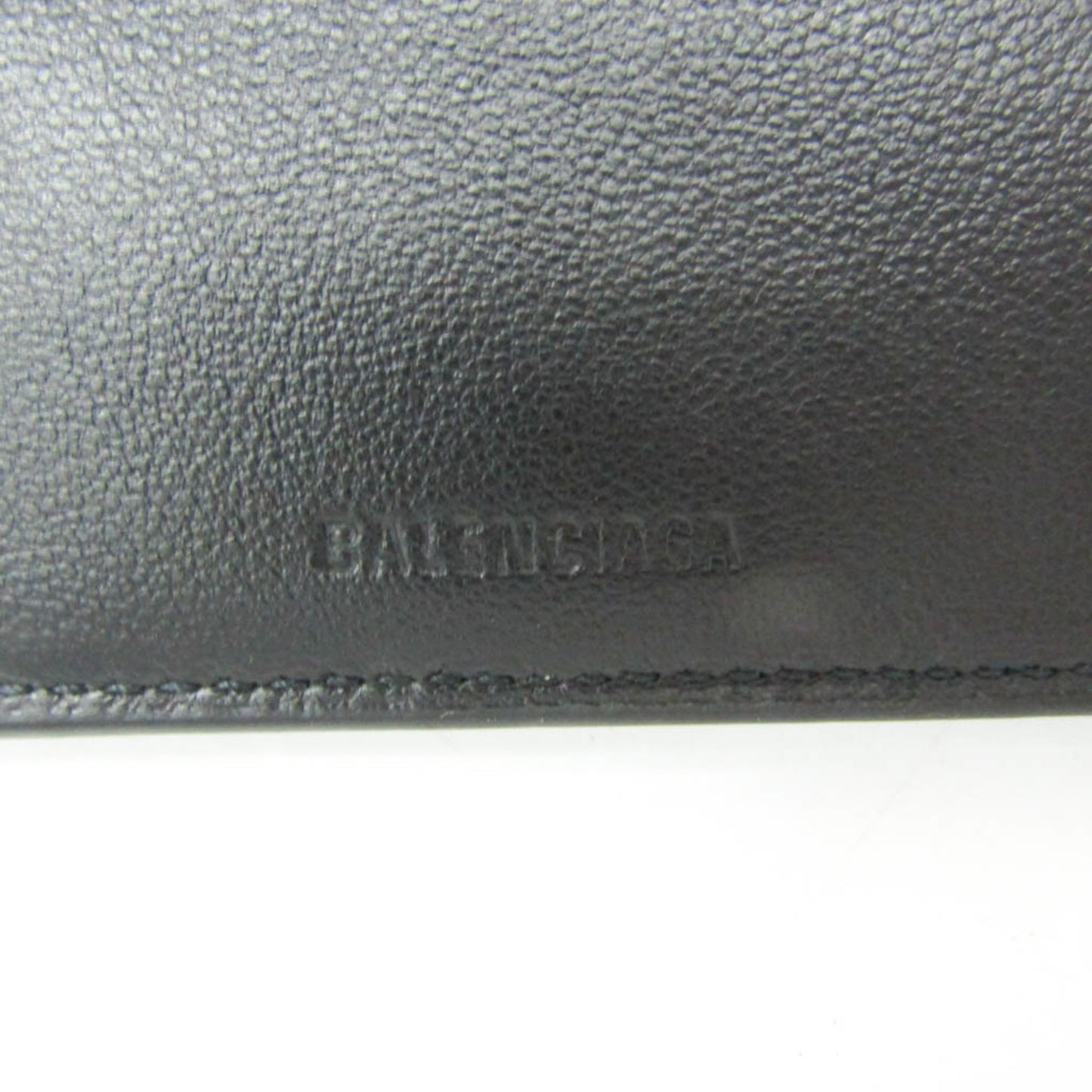Balenciaga 594549 Women,Men  Calfskin Bill Wallet (bi-fold) Black