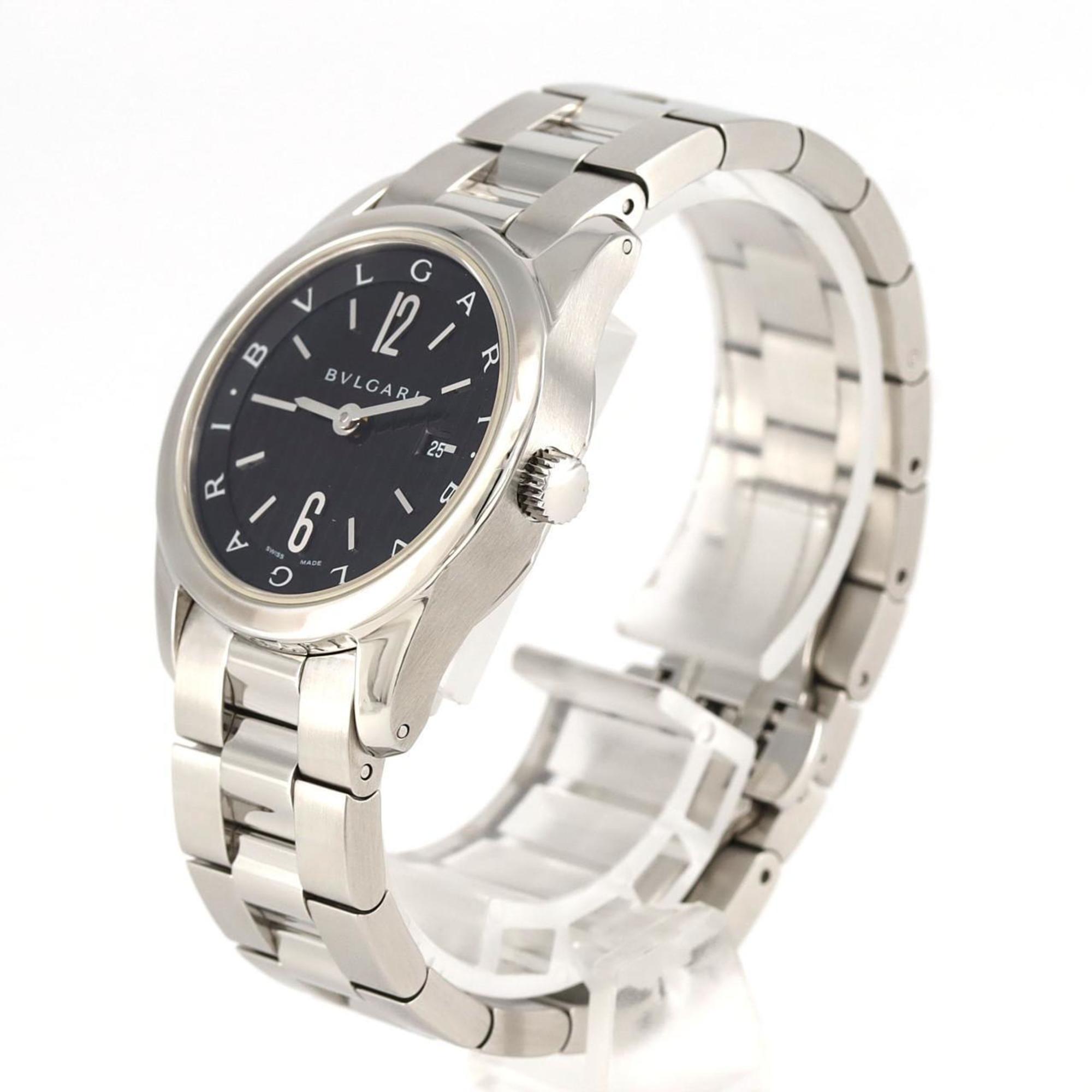 Bvlgari Solotempo ST30S ST30BSSD SS Wristwatch Quartz — Very Good