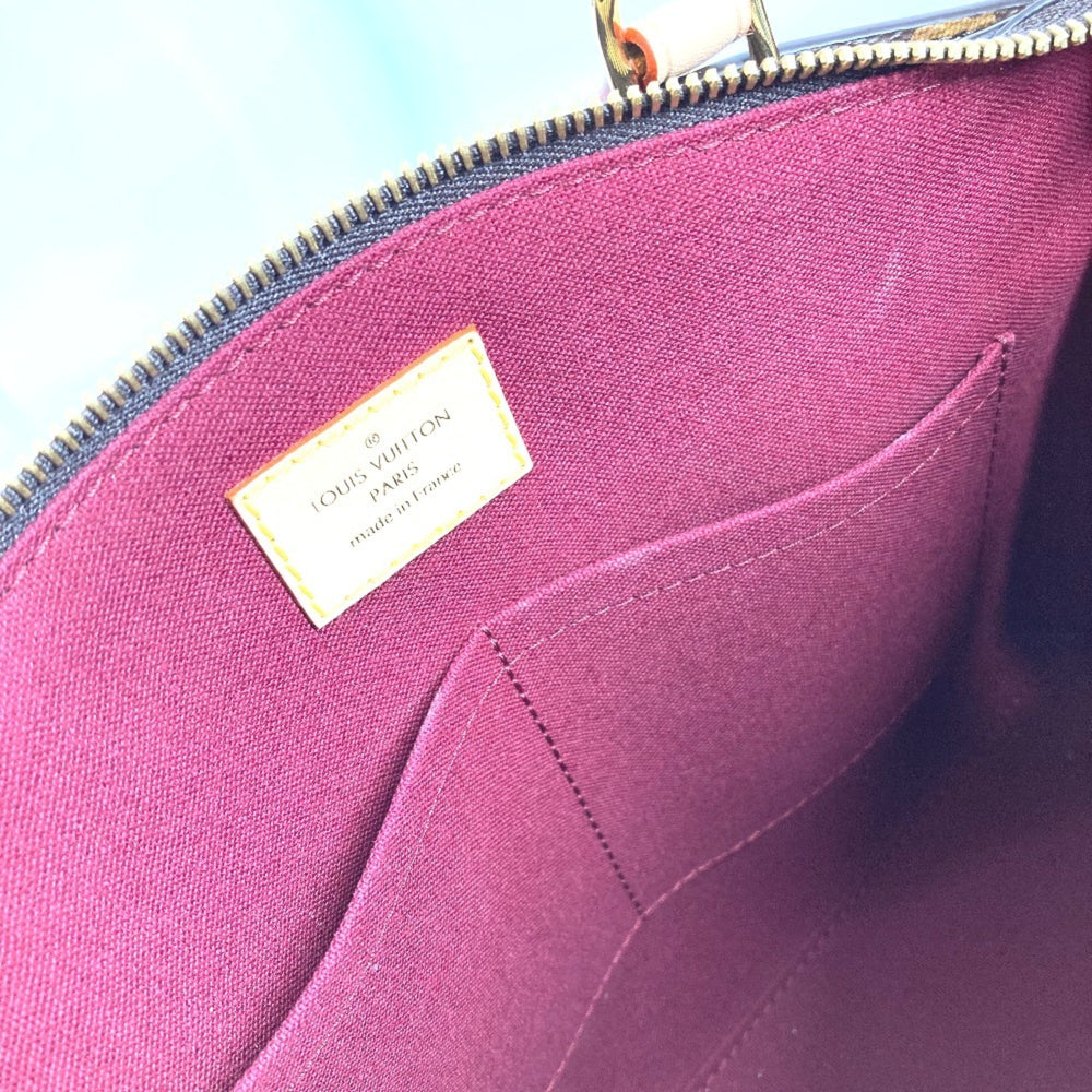 LOUIS VUITTON M45900 Monogram Petit Palais PM Bag Tote Shoulder 2WAY Handbag Canvas Women's Brown Like New — Like New