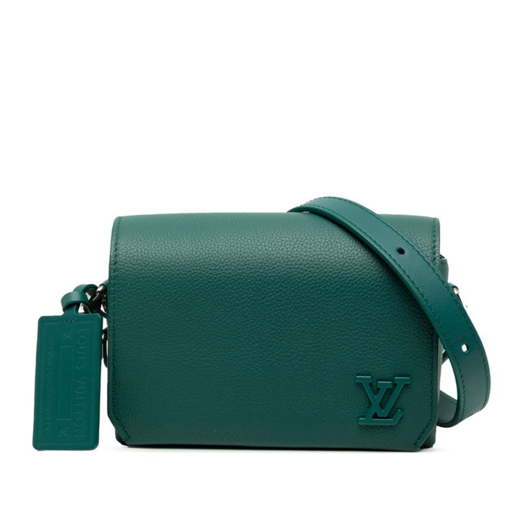Louis Vuitton LV Aerogram Fastline Wearable Wallet Shoulder Bag M82367 Evergreen Leather Women's LOUIS VUITTON