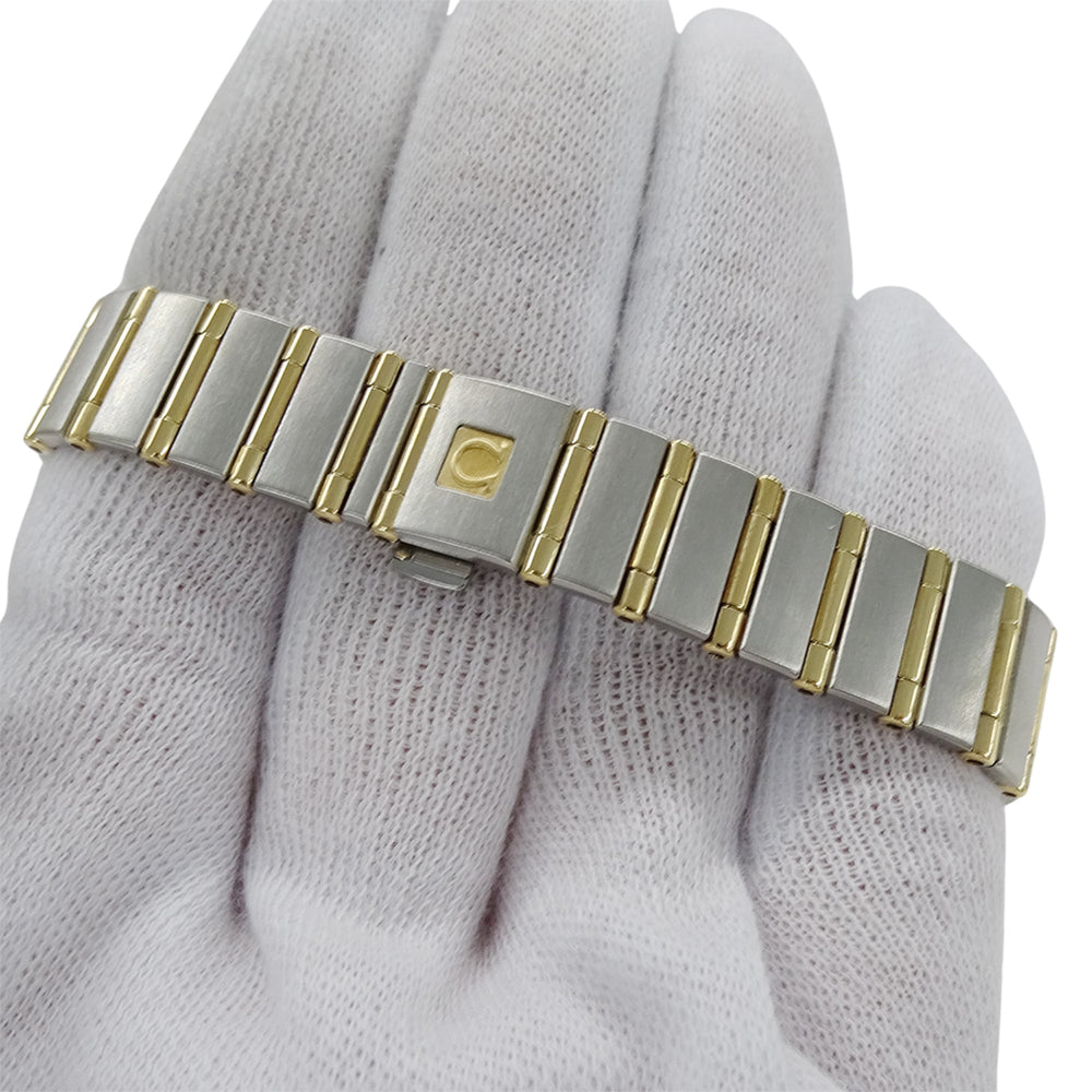 Omega Constellation Mini 1267.15 Women's Watch, Brand Name, Diamond, Quartz, Stainless Steel (SS), Gold (YG) Combination, Full Bar — Good