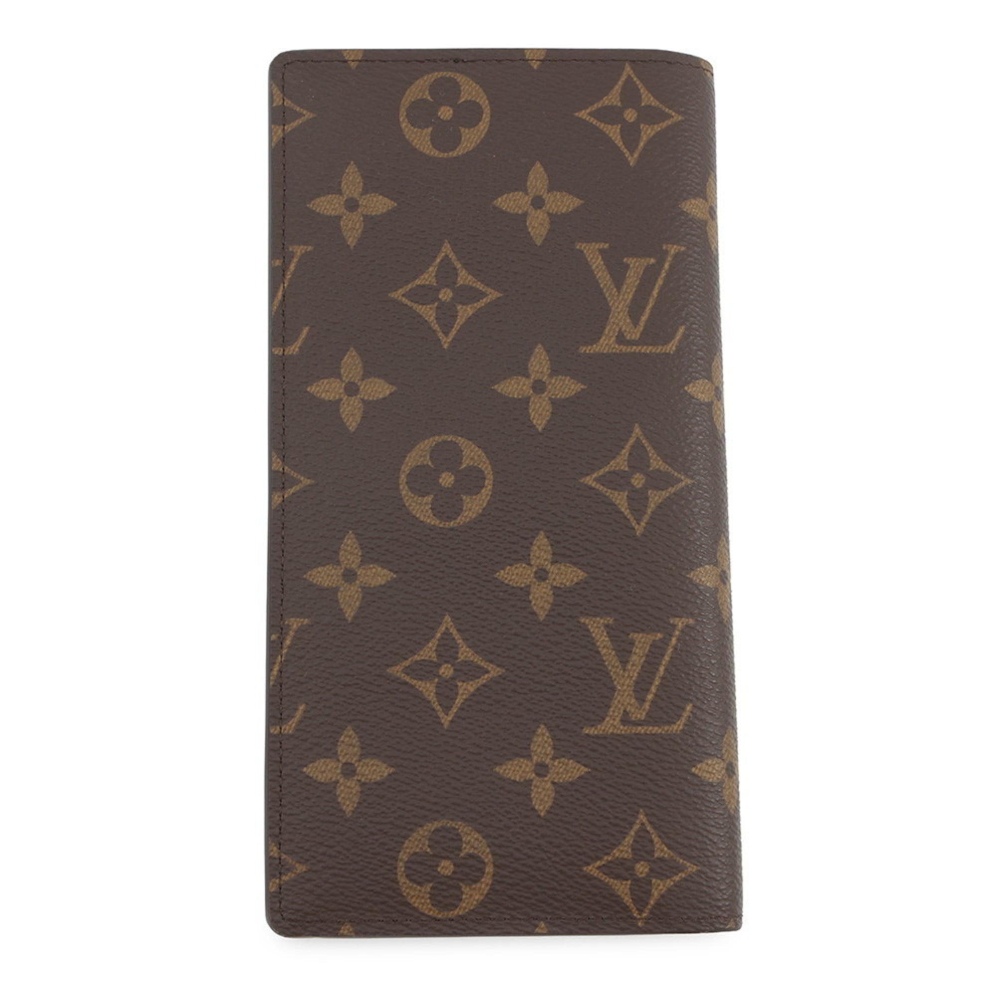 Louis Vuitton Monogram Long Wallet Portefeuille Brazza M66540 LOUIS VUITTON