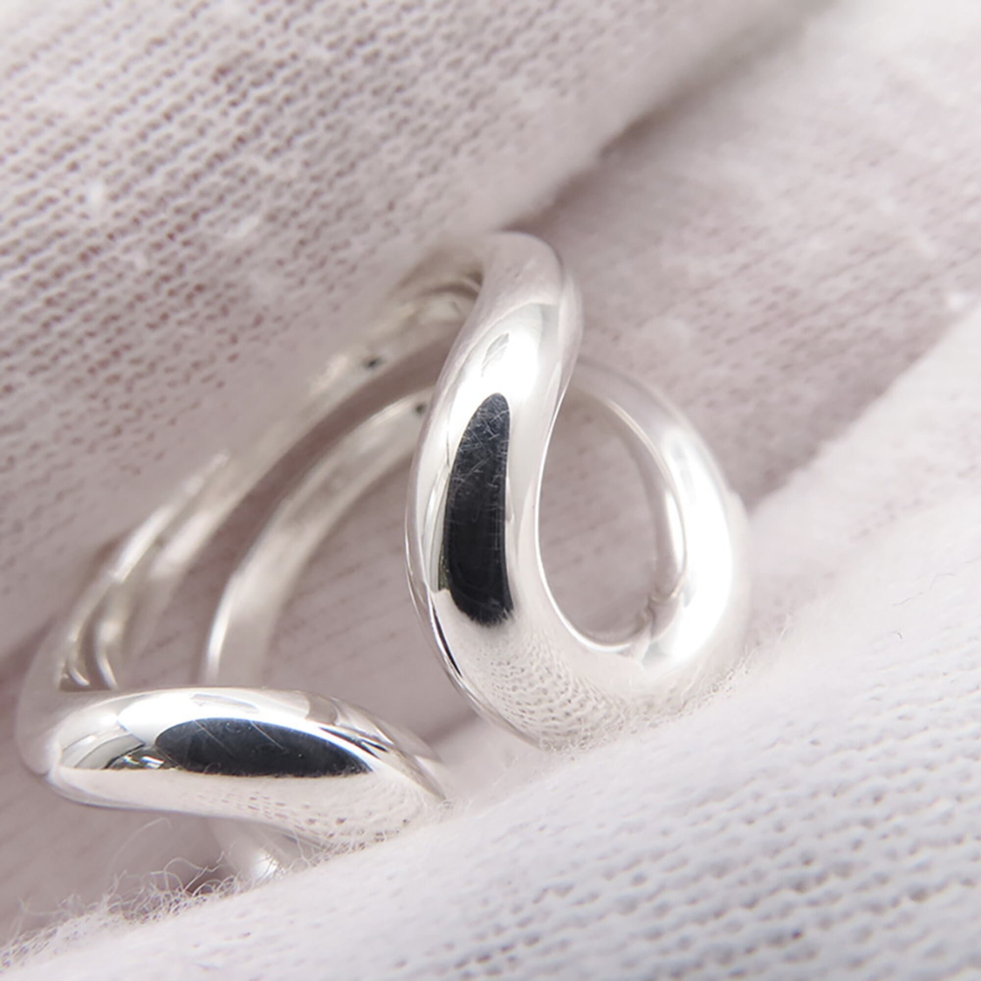 Hermes Lima PM ring, SV925 silver, ring size 52. HERMES — Like New