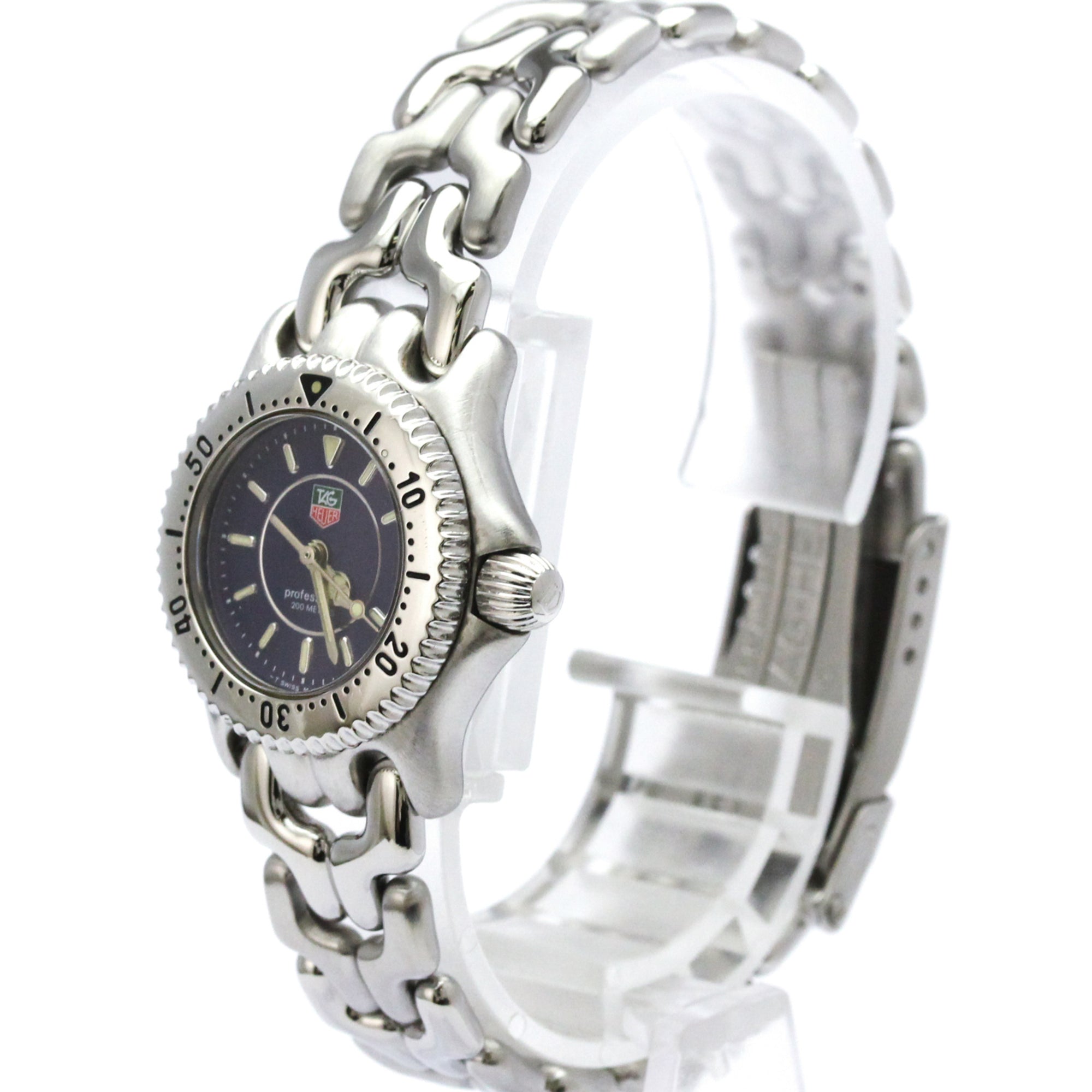 TAG HEUER Sel Professional 200M Steel Quartz Ladies Watch WG141A Polished — Very Good