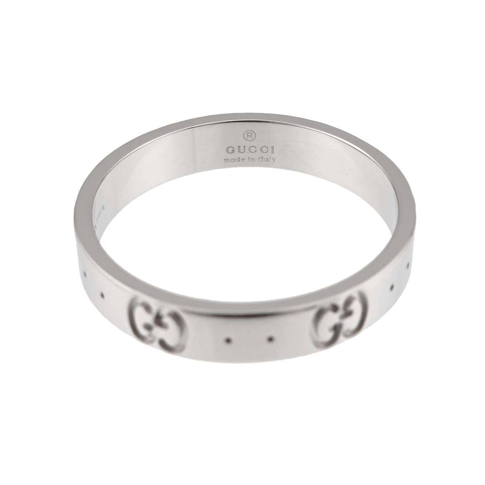 Gucci Icon #20 Ring, 18K WG (White Gold 750) — Like New