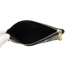 Louis Vuitton handbag pouch Monogram Empreinte Pochette Trio LV Crafty M69516 LOUIS VUITTON Black — Like New