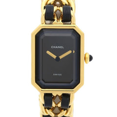 CHANEL Premiere S size H0001 483011001 Women's Watch GP (Gold Plated) x Leather 130523 — Very Good