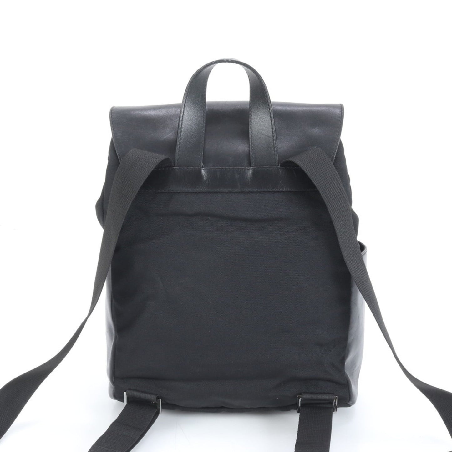 Gucci 003 0238 Leather and Nylon Backpack, Black, Women's