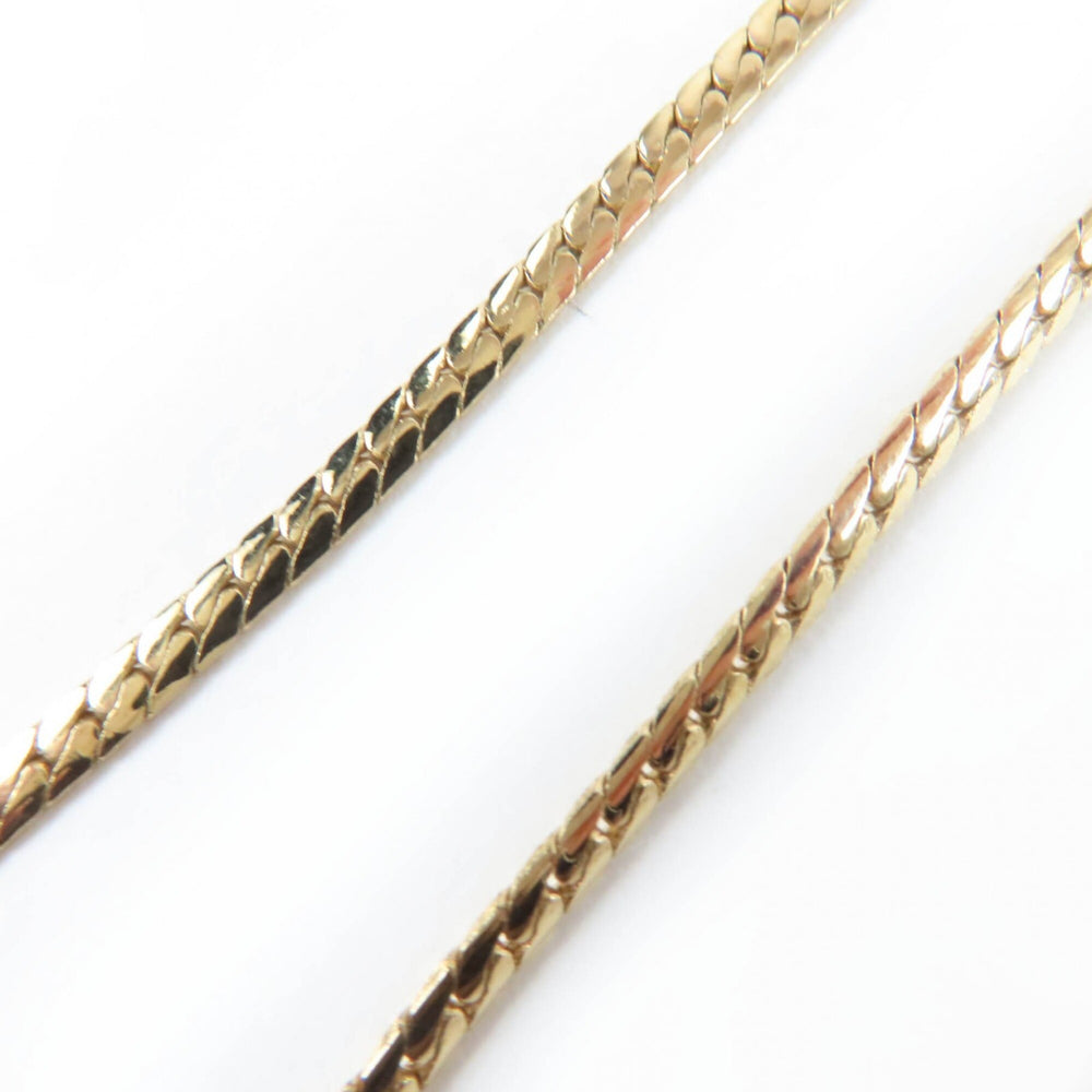 Christian Dior Vintage Rhinestone Necklace, Gold & Black, Women's Accessory — Like New