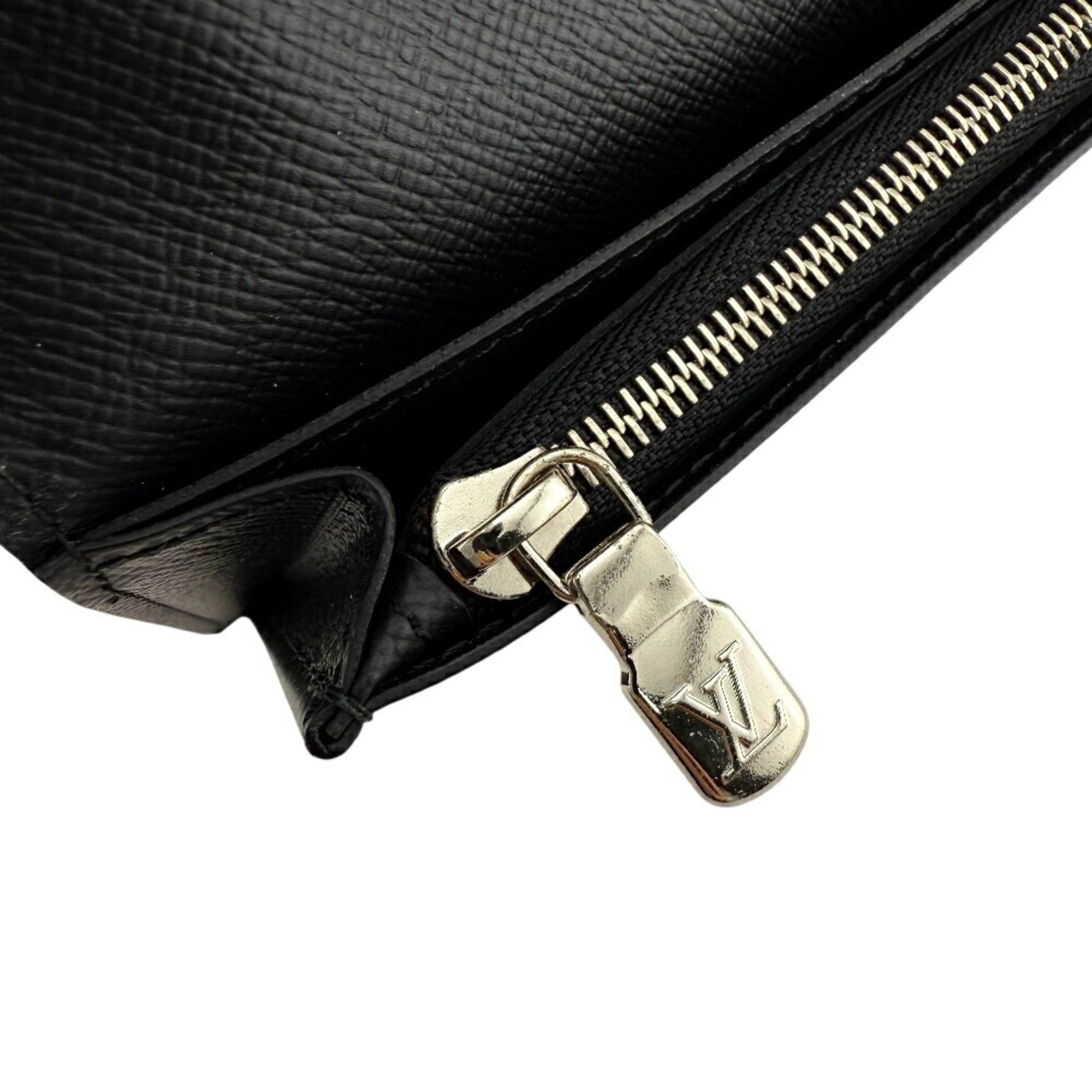 LOUIS VUITTON M69410 Portefeuille Brazza Monogram Macassar Long Wallet, Brown, Men's