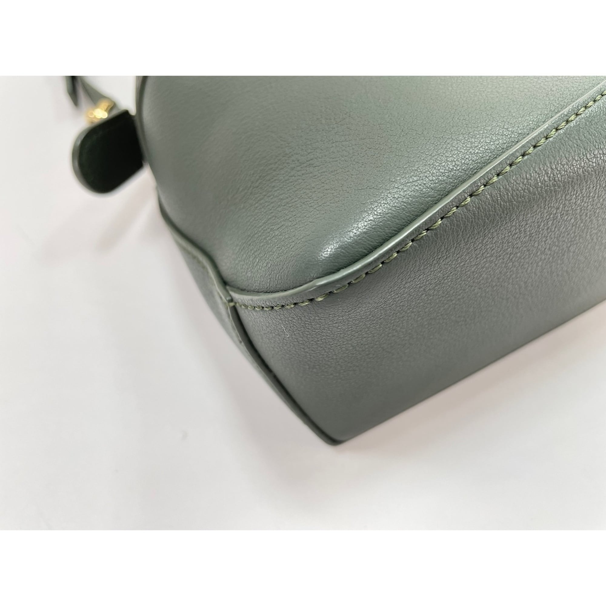 LOEWE Mini Puzzle Bag Shoulder Green — Like New