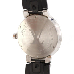Louis Vuitton Tambour Slim Damier QA026 SS Quartz Watch — Good