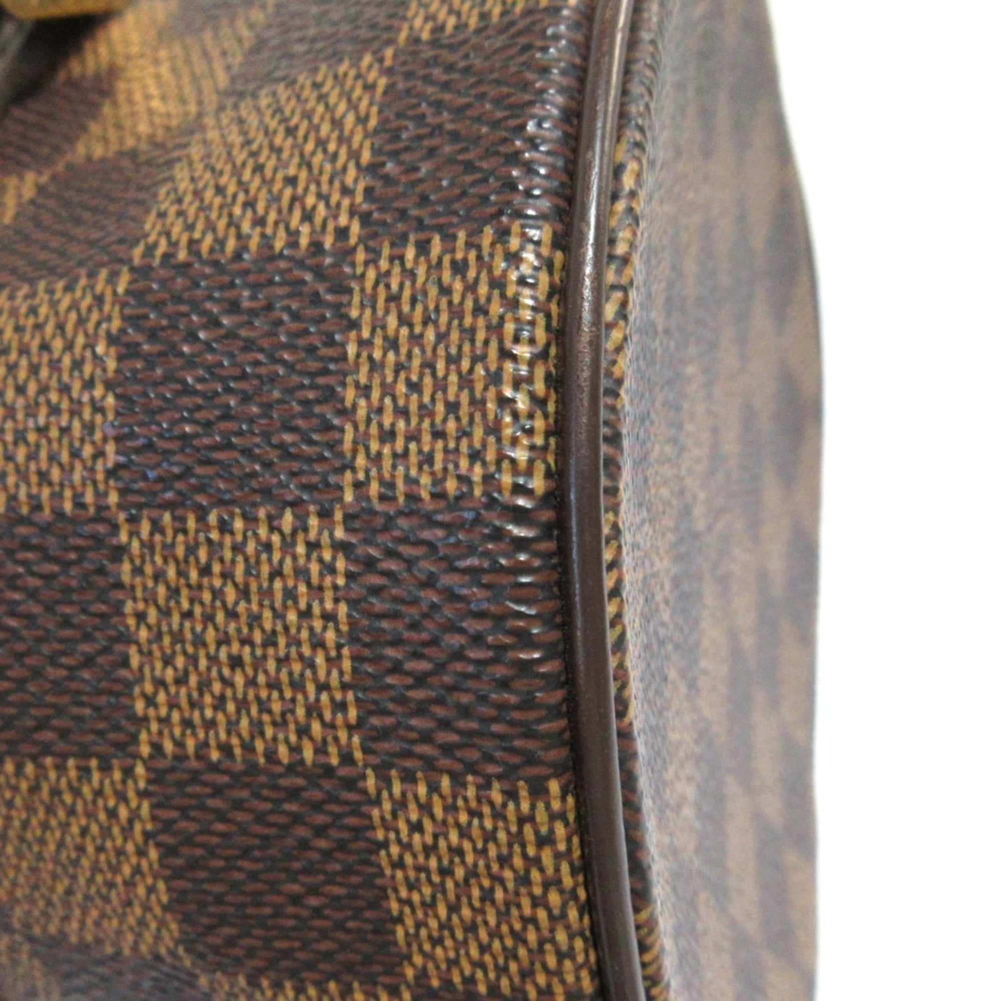 LOUIS VUITTON Louis Vuitton Damier Ebene Papillon PM Handbag N51304 Brown Women's — Like New