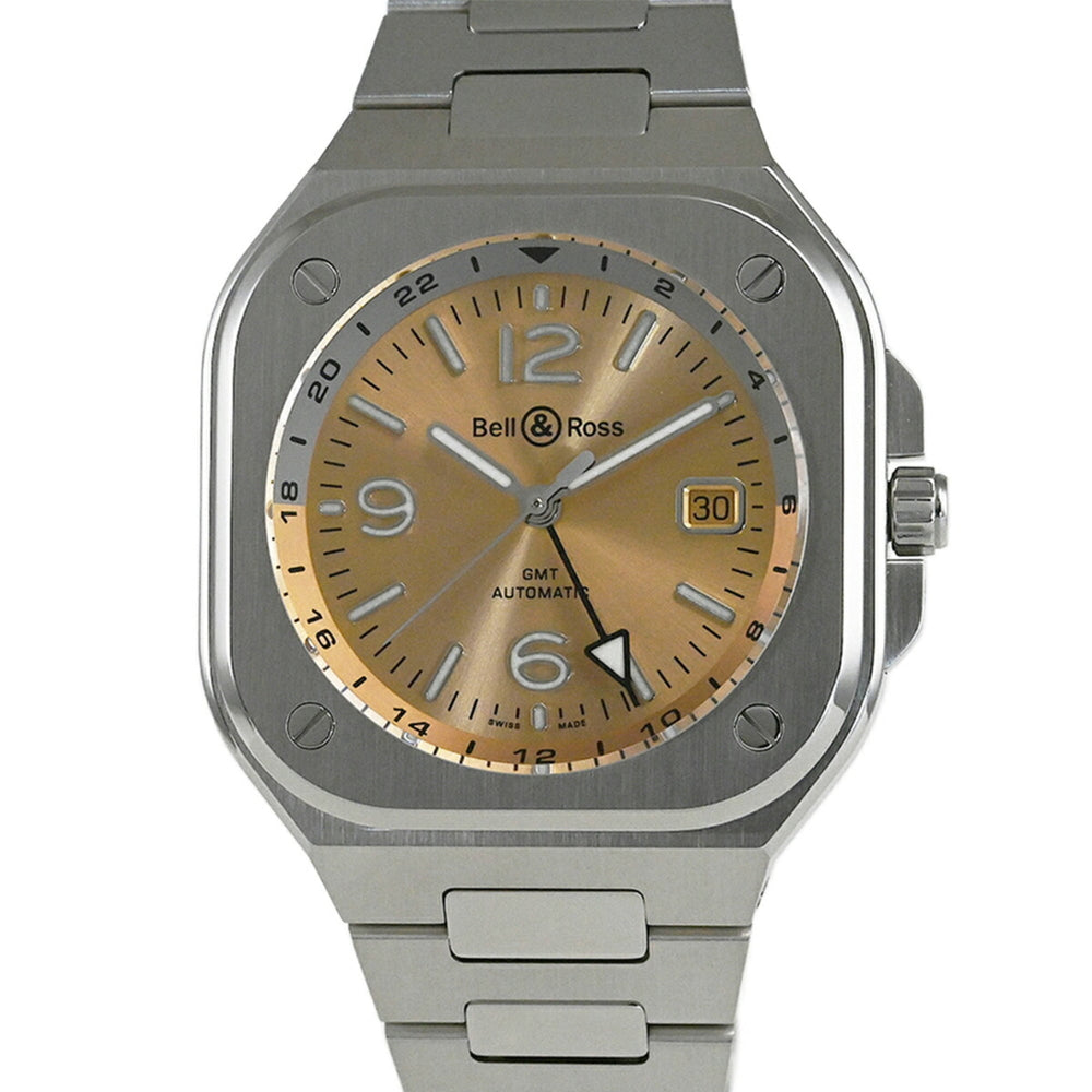 Bell & Ross BR 05 GMT Amber Watch, Japan Limited Edition (99 pieces), BR05G-CH-ST SST — Good