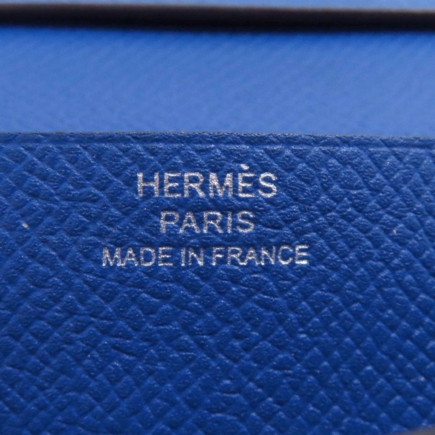 Hermes Hermès Bearn Soufflet Silver Hardware Long Wallet Epson Women's