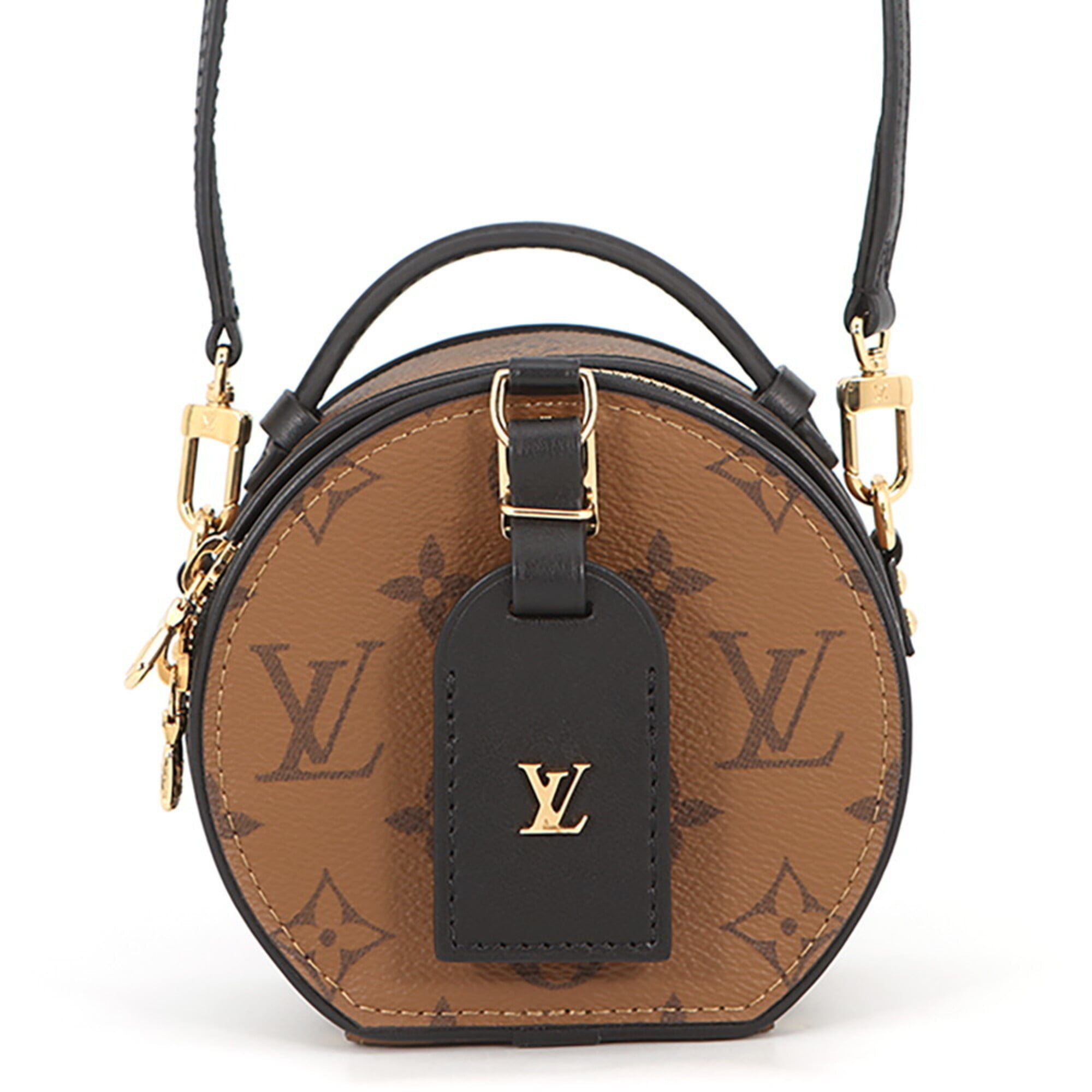 Louis Vuitton Shoulder Bag Monogram Reverse Mini Boite Chapeau M68276 LOUIS VUITTON 2-way Handbag — Like New