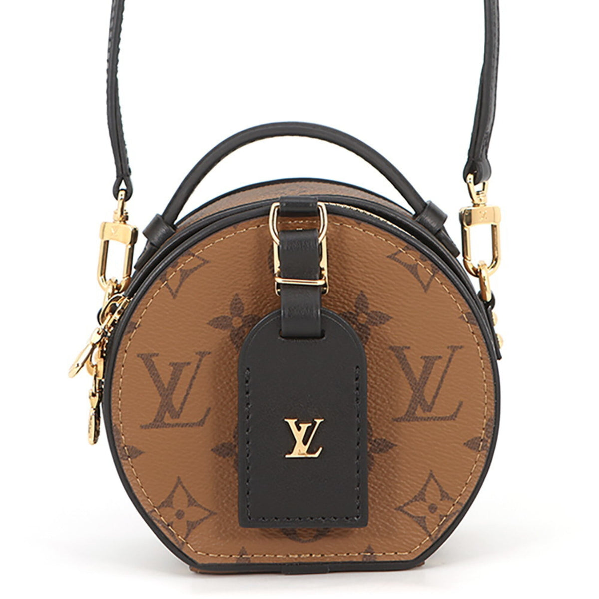 Louis Vuitton Shoulder Bag Monogram Reverse Mini Boite Chapeau M68276 LOUIS VUITTON 2-way Handbag — Like New