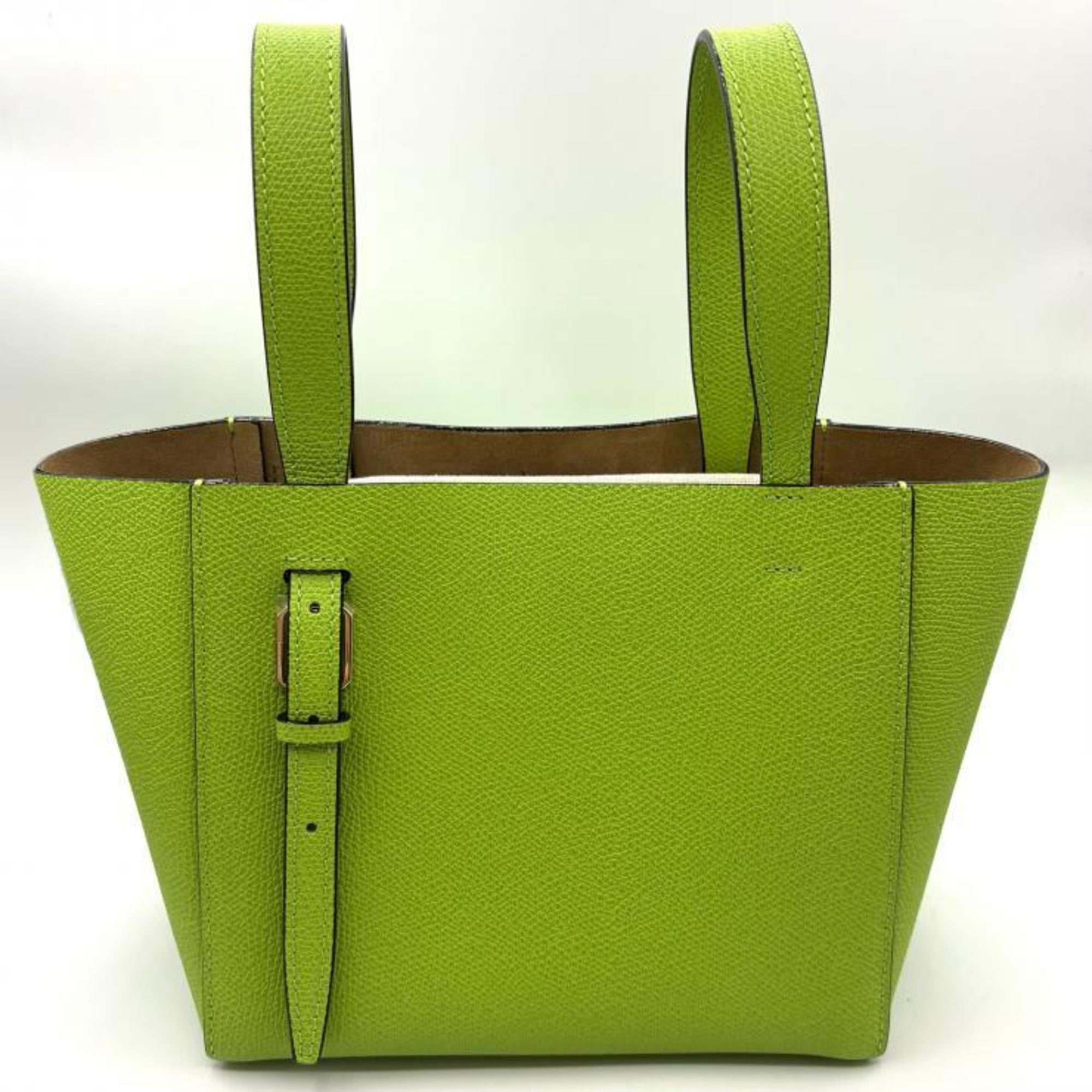 Valextra Bucket Micro Shoulder Bag, Apple Green (WBSF0090028LOCTFVE) — Like New