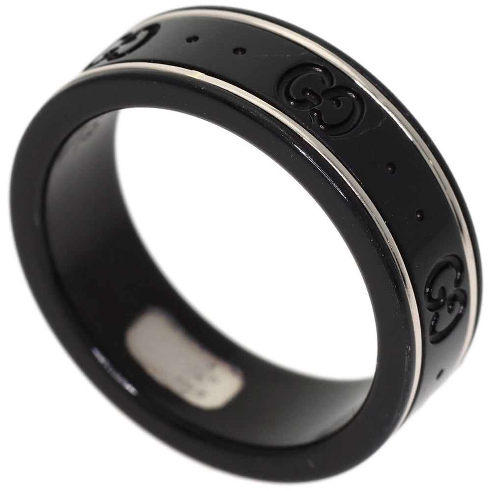 Gucci Icon Corundum #19 Ring, 18K White Gold, Women's GUCCI — Like New