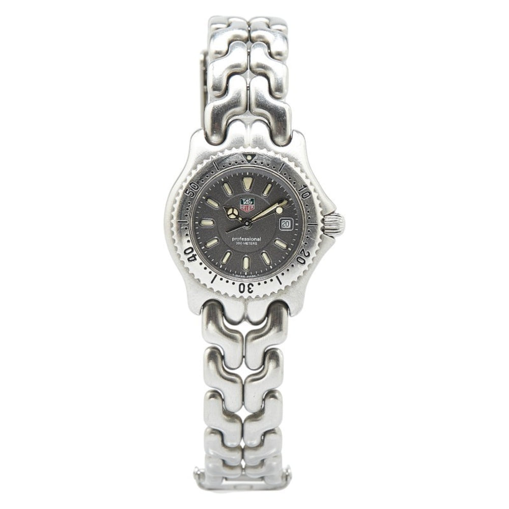 TAG Heuer Cell Watch WG1313-0 Quartz Grey Dial Stainless Steel Ladies HEUER — Good