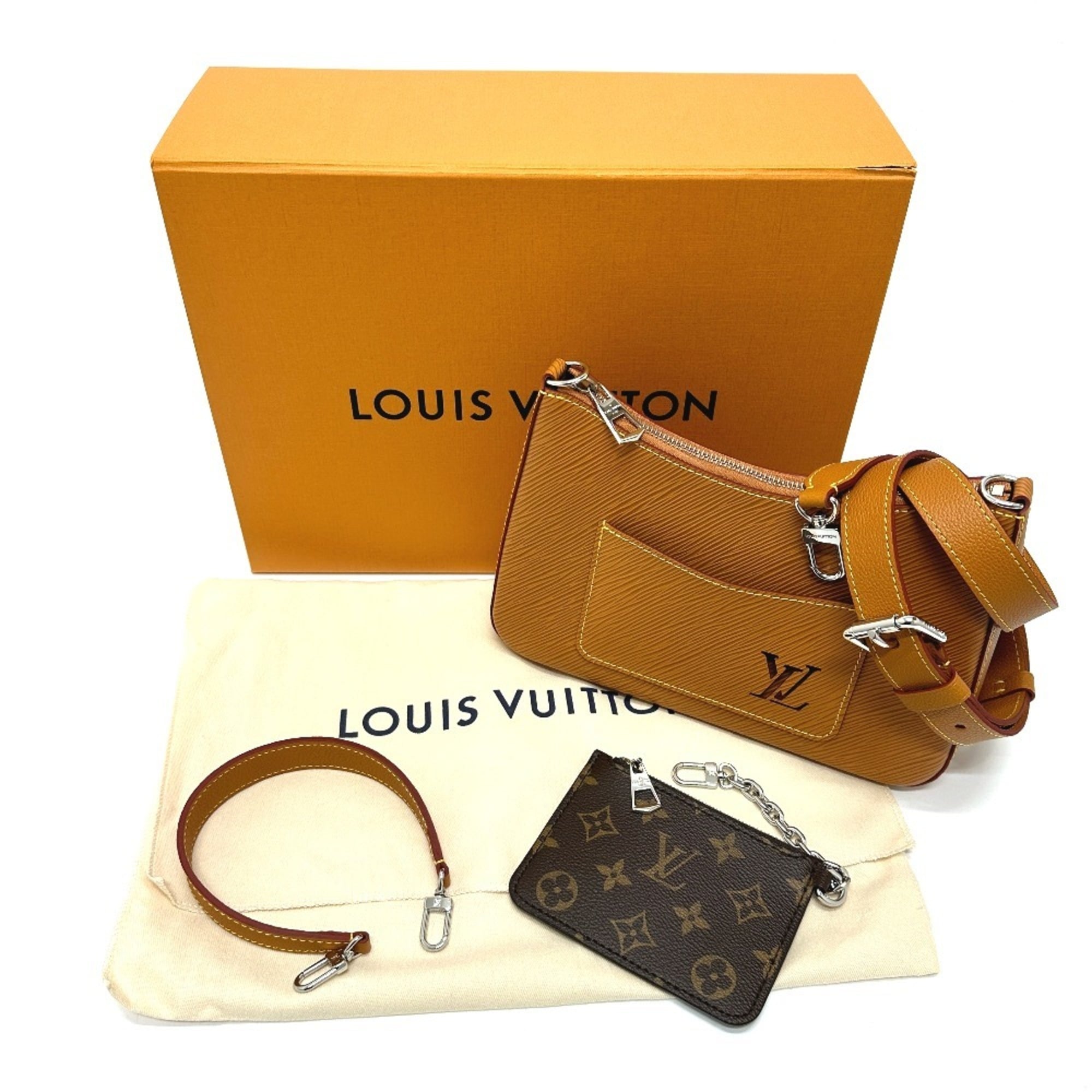 LOUIS VUITTON M80794 Epi Monogram Marel Shoulder Bag Leather Women's Brown M-231220-22 — New - Store Return
