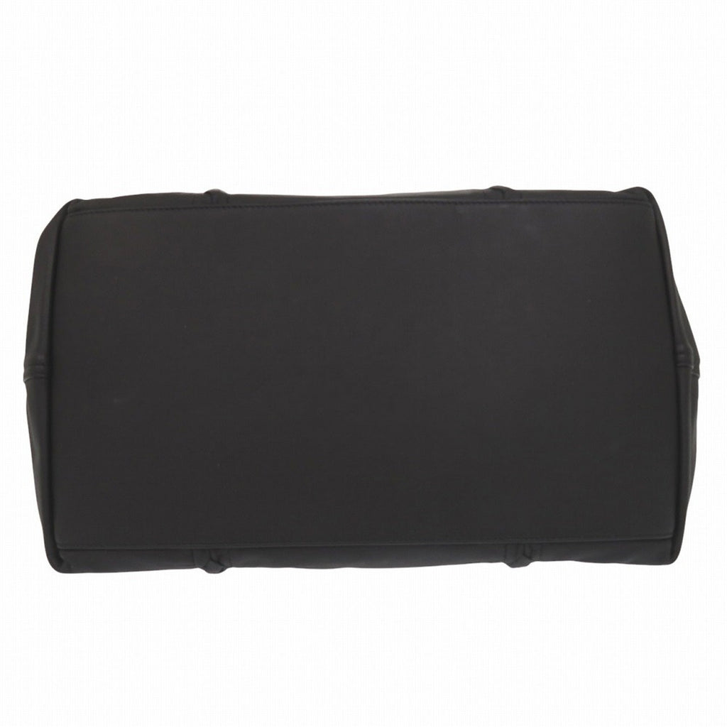 Excellent condition Bottega Veneta Intrecciato reversible tote bag with butterfly pattern, 547381, leather and nylon, black, 0924BOTTEGAVENETA