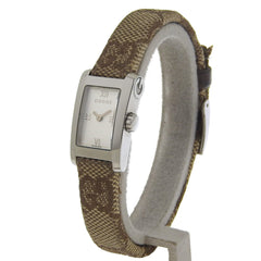 Gucci GUCCI watch 8600L stainless steel quartz analog silver dial women's — Very Good